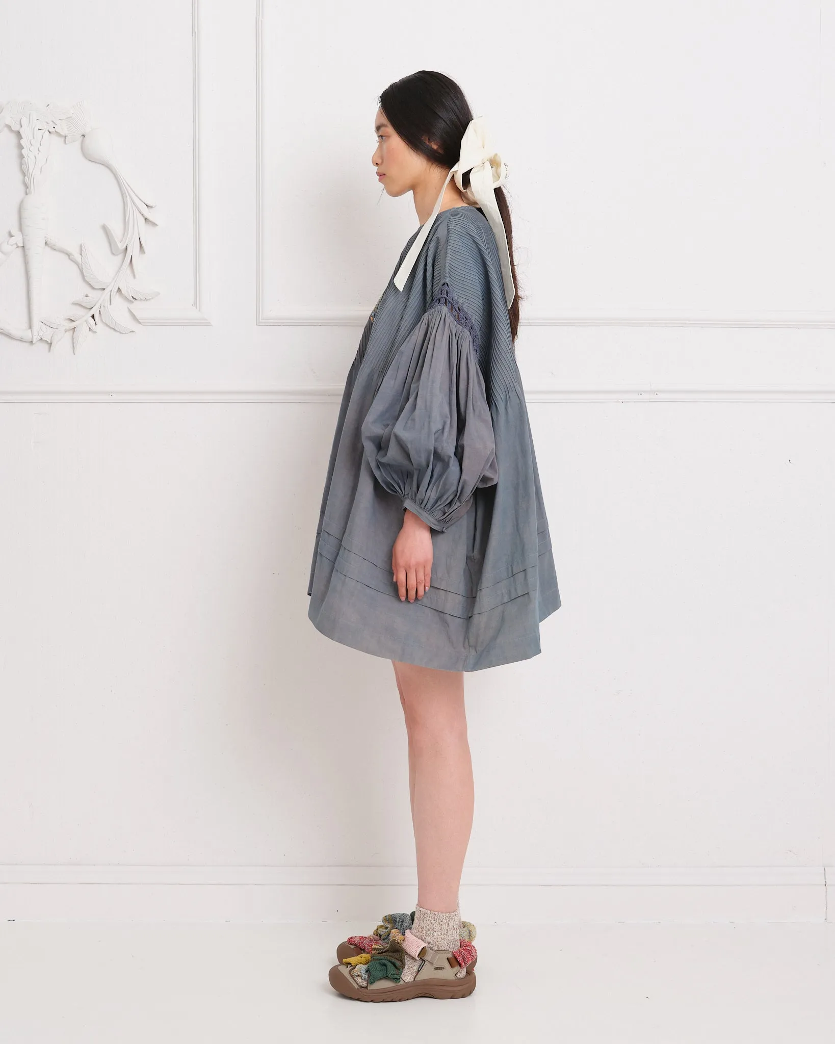 Mini Mon Dress - Purple Meadow sold by Story Mfg. product image thumbnail 5