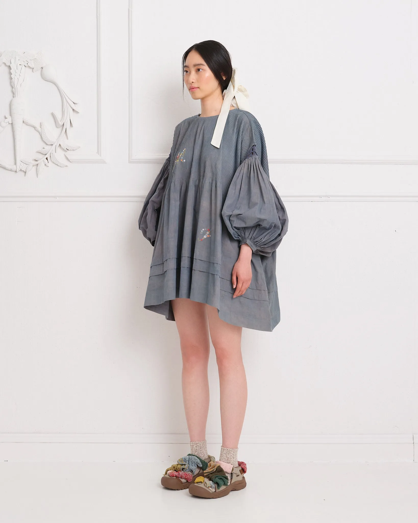 Mini Mon Dress - Purple Meadow sold by Story Mfg. product image thumbnail 3