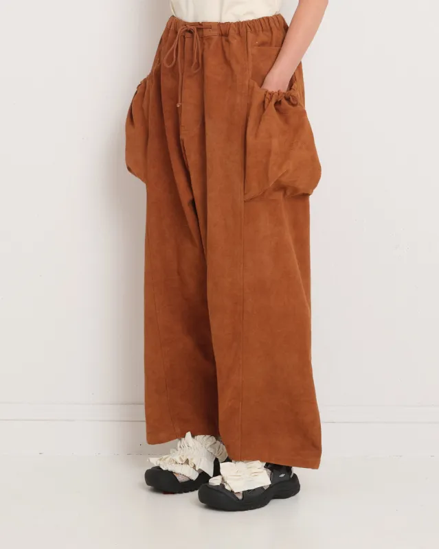 Salt Pants - Bark Brown Slub sold by Story Mfg.