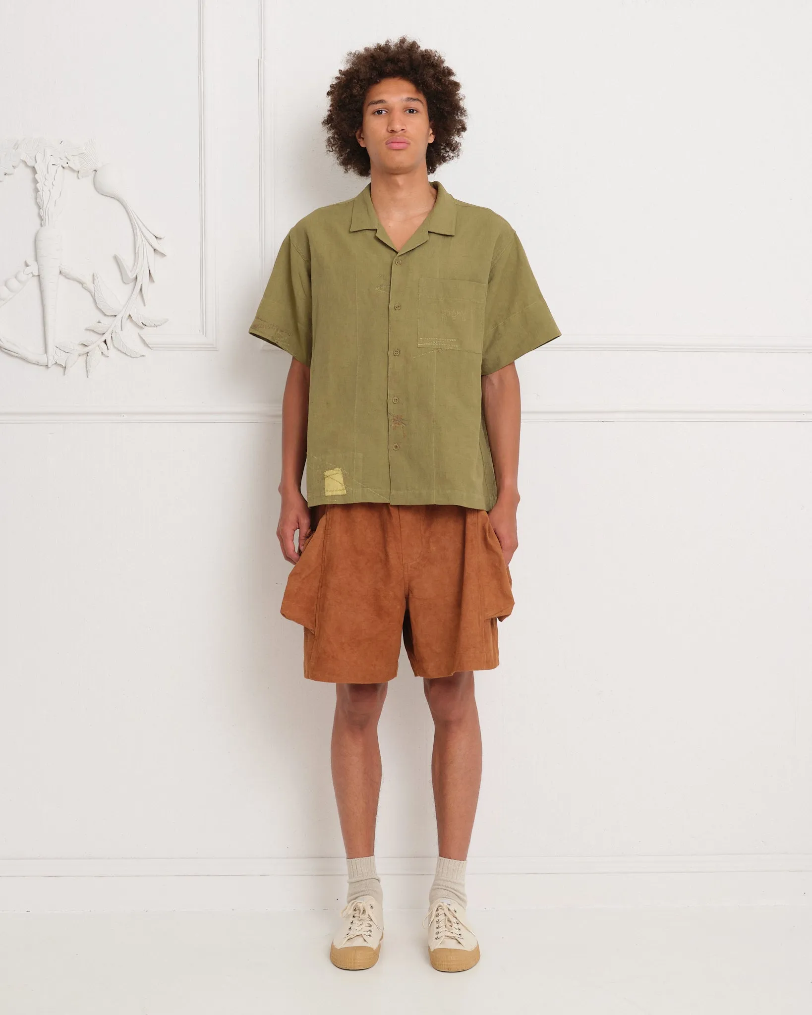 Salt Shorts - Bark Brown Slub sold by Story Mfg. product image thumbnail 2