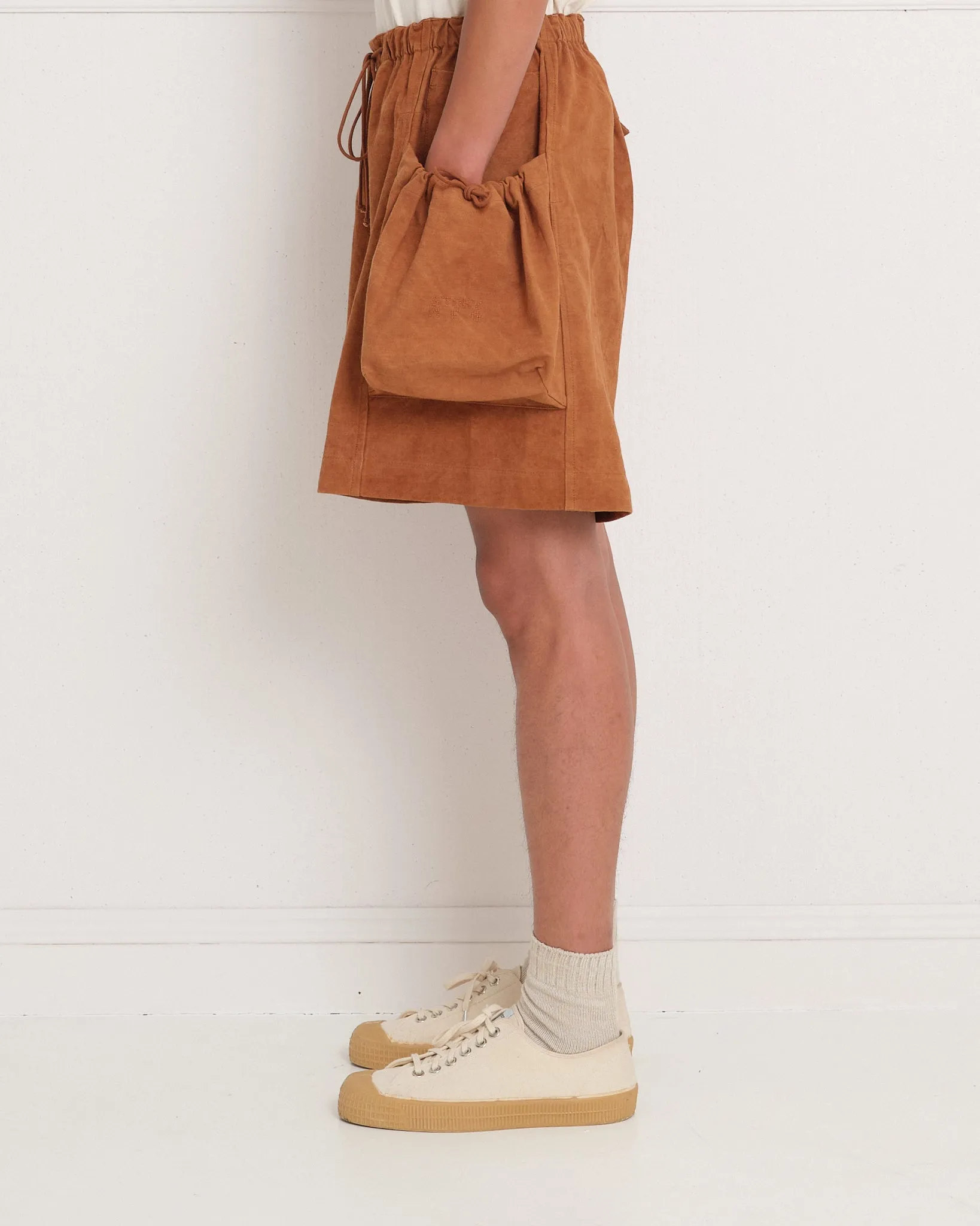 Salt Shorts - Bark Brown Slub sold by Story Mfg. product image thumbnail 5