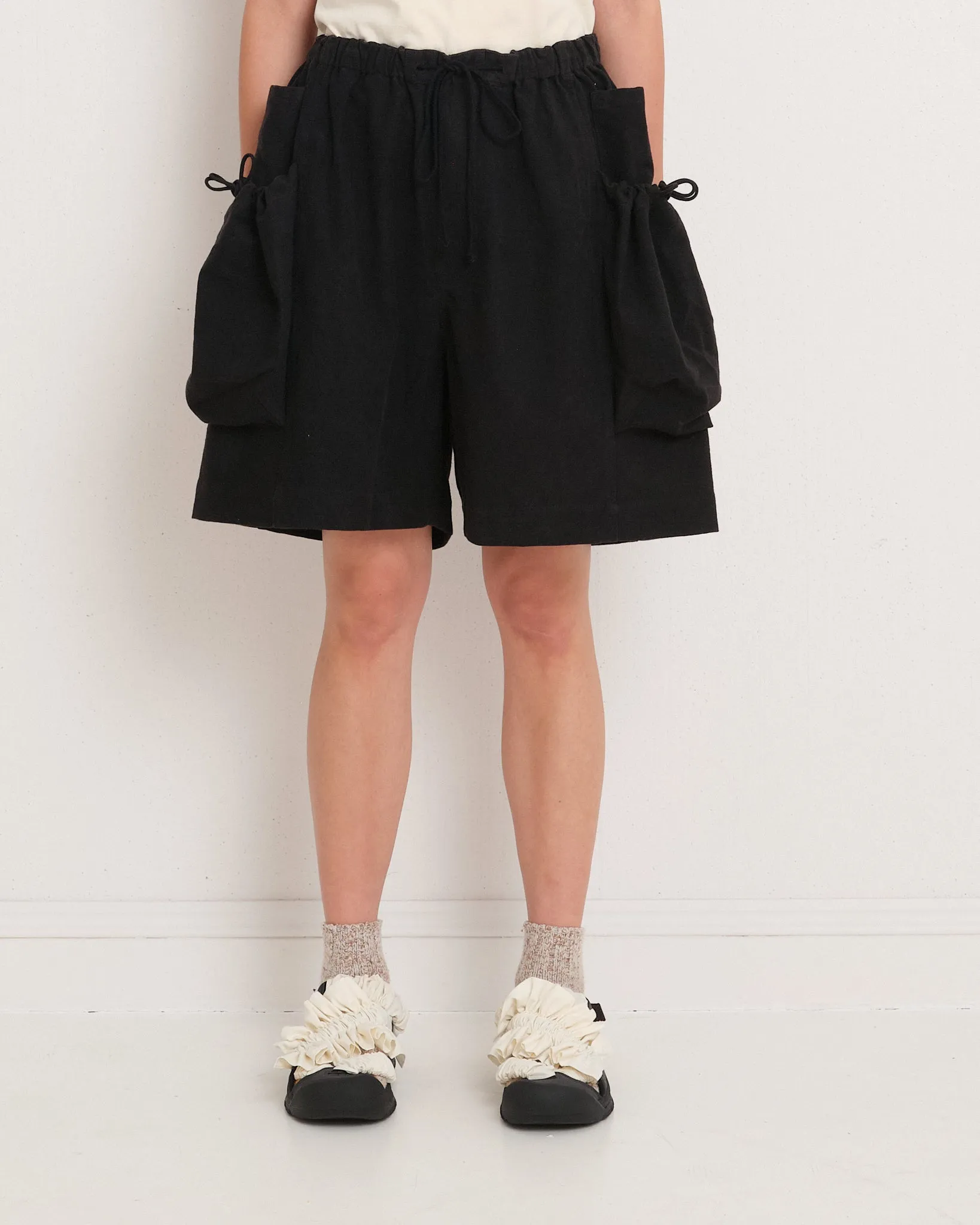 Salt Shorts - Black Slub sold by Story Mfg. product image thumbnail 5