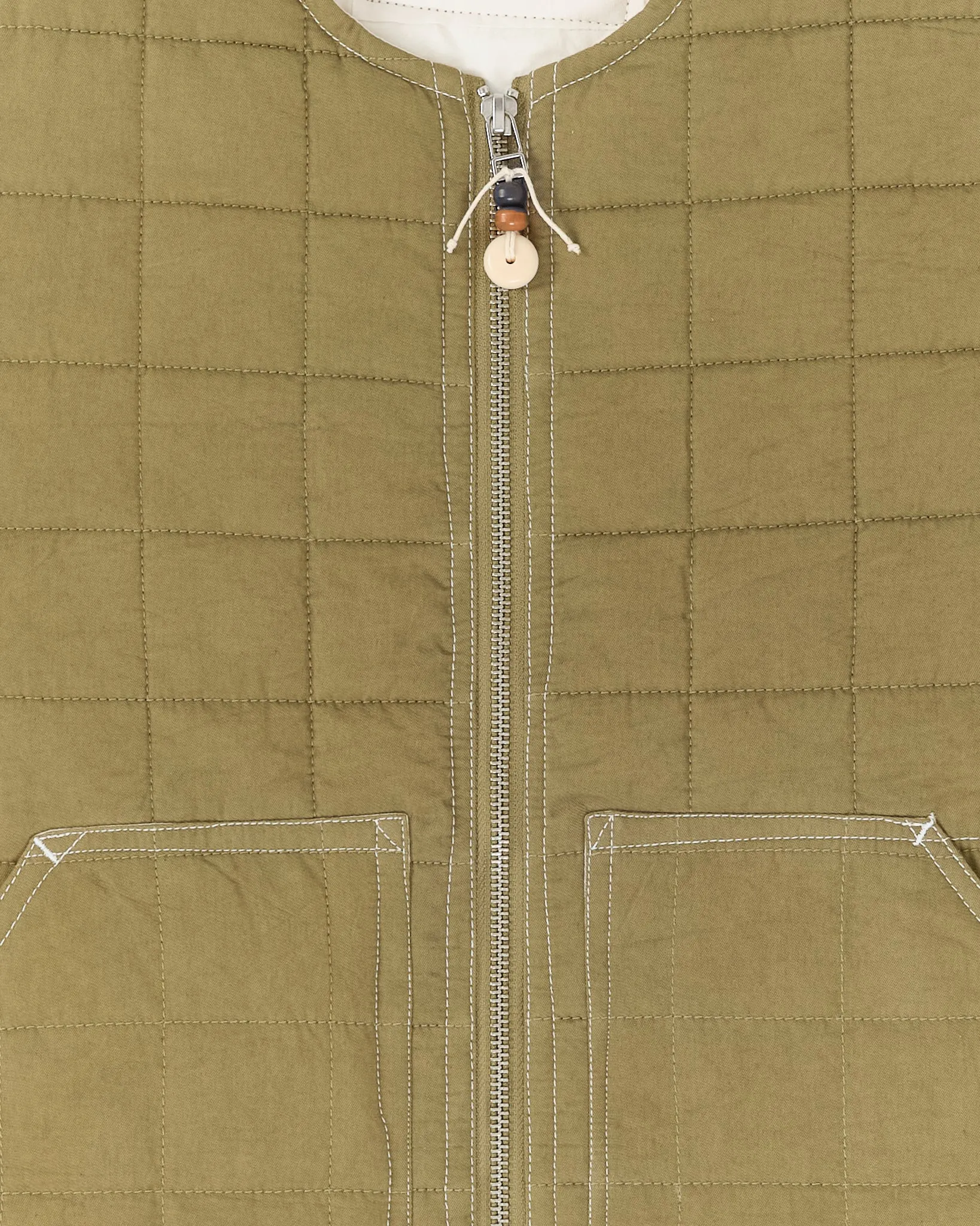 Saturn Vest - Olive Wonky-Wear sold by Story Mfg. product image thumbnail 5