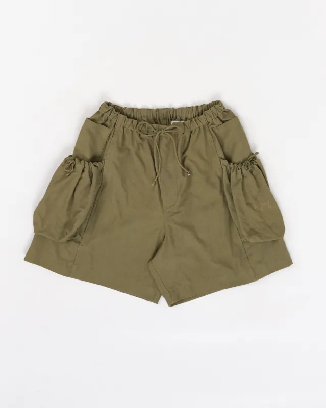 Salt Shorts - Olive Slub made by Story Mfg.