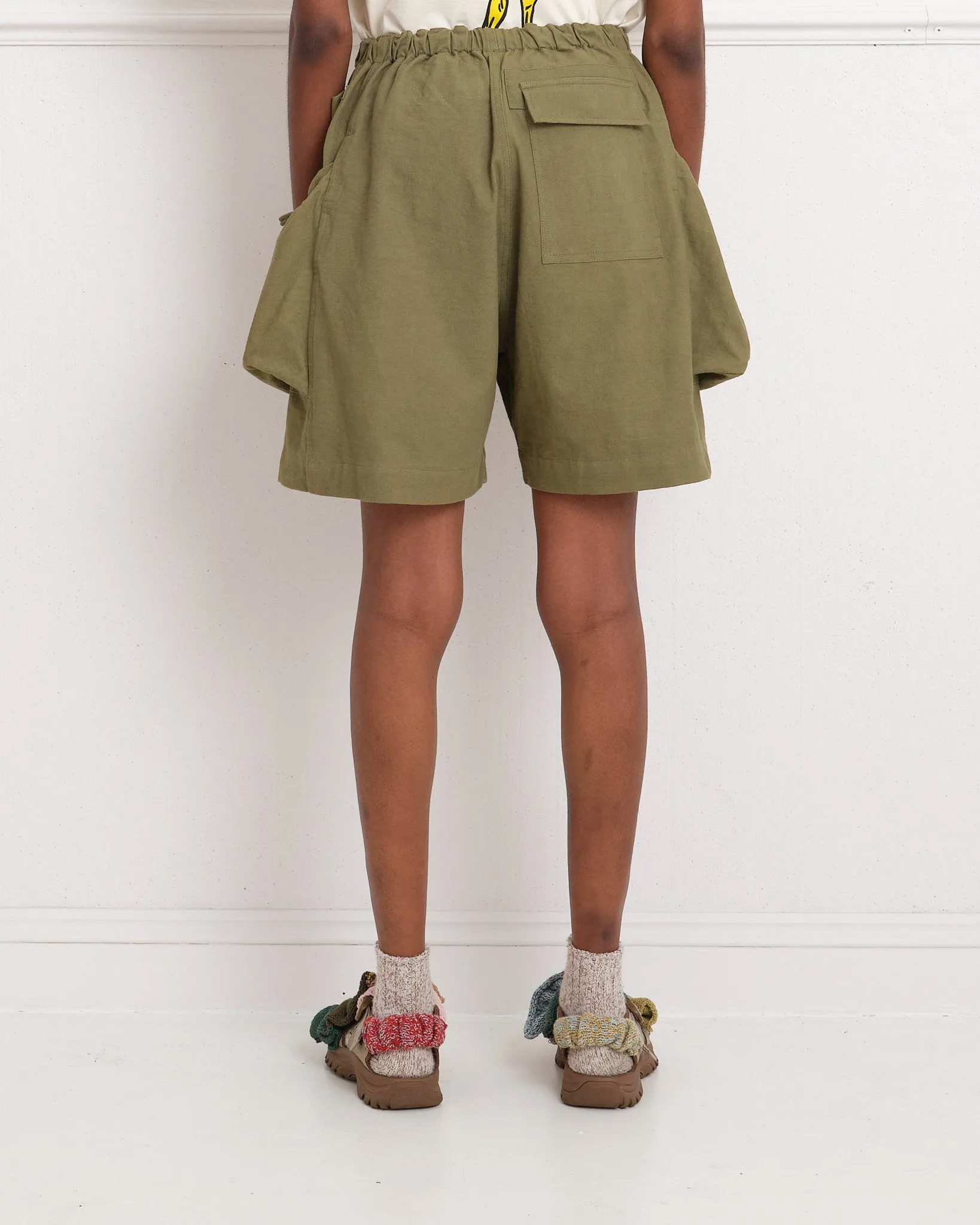 Salt Shorts - Olive Slub sold by Story Mfg. product image thumbnail 5
