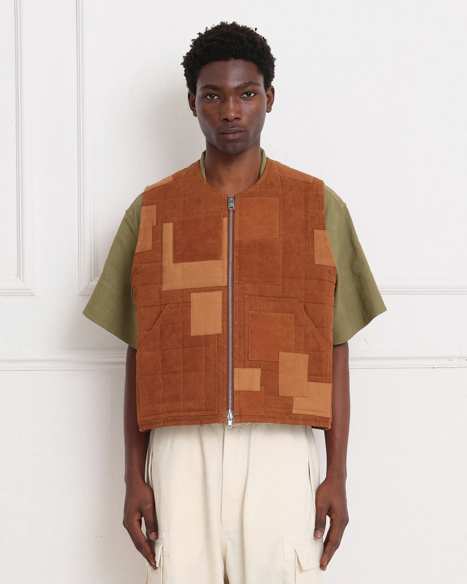 Saturn Vest - Brown Loved sold by Story Mfg.