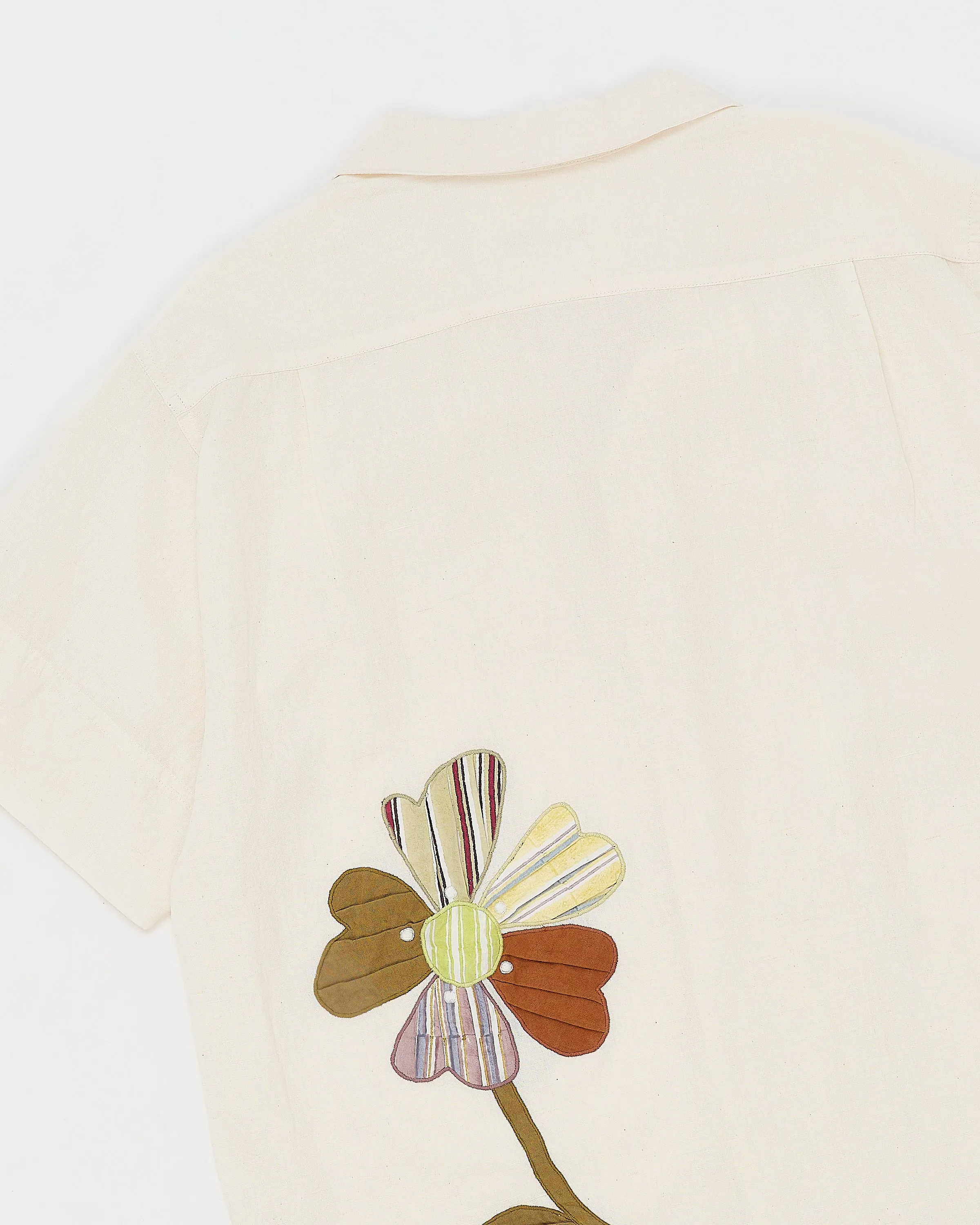 Greetings Shirt SS - Ecru Pansy sold by Story Mfg. product image thumbnail 4