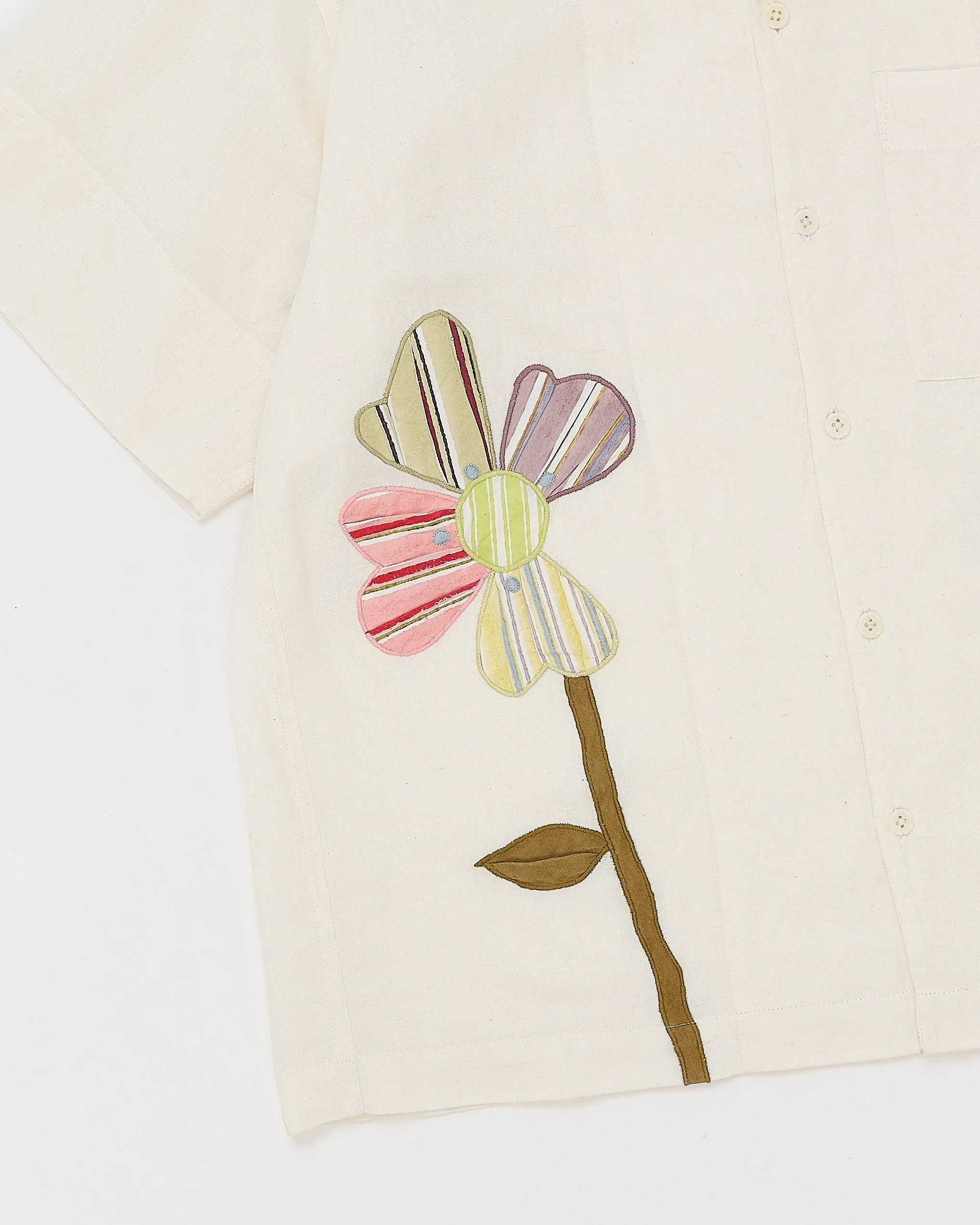 Greetings Shirt SS - Ecru Pansy sold by Story Mfg. product image thumbnail 2