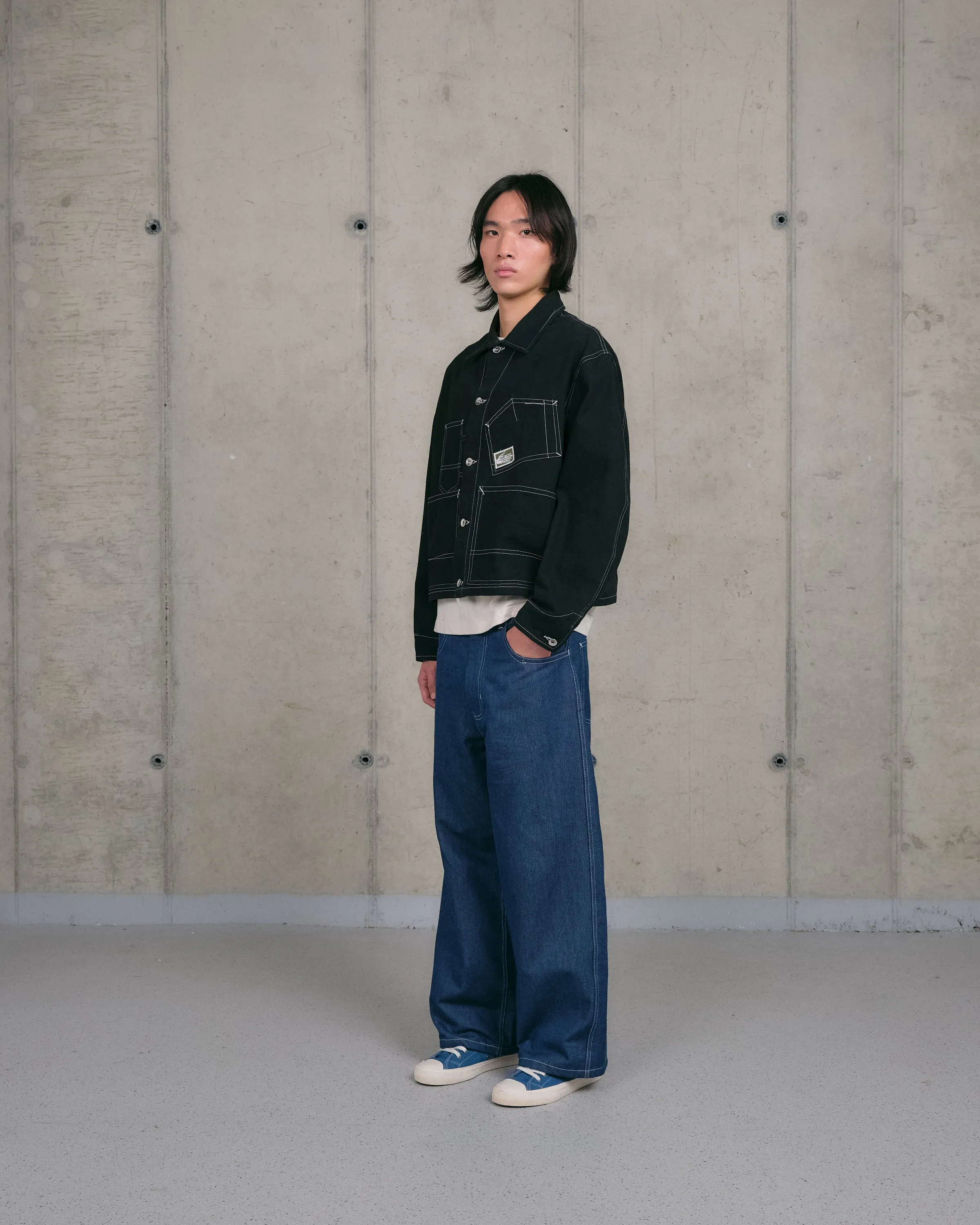 Station Jacket - Black Wonky-Wear sold by Story Mfg. product image thumbnail 4