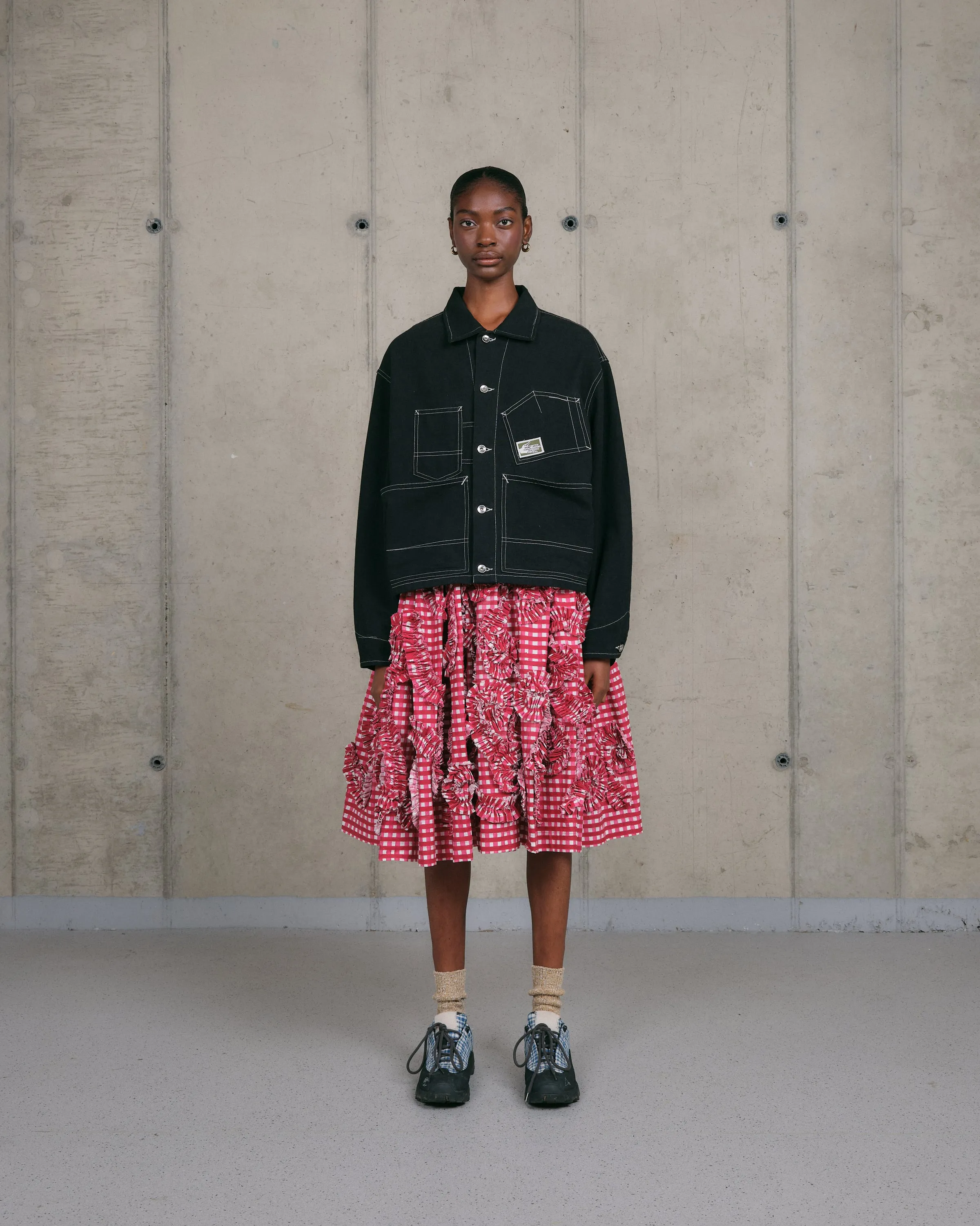 Station Jacket - Black Wonky-Wear sold by Story Mfg. product image thumbnail 2