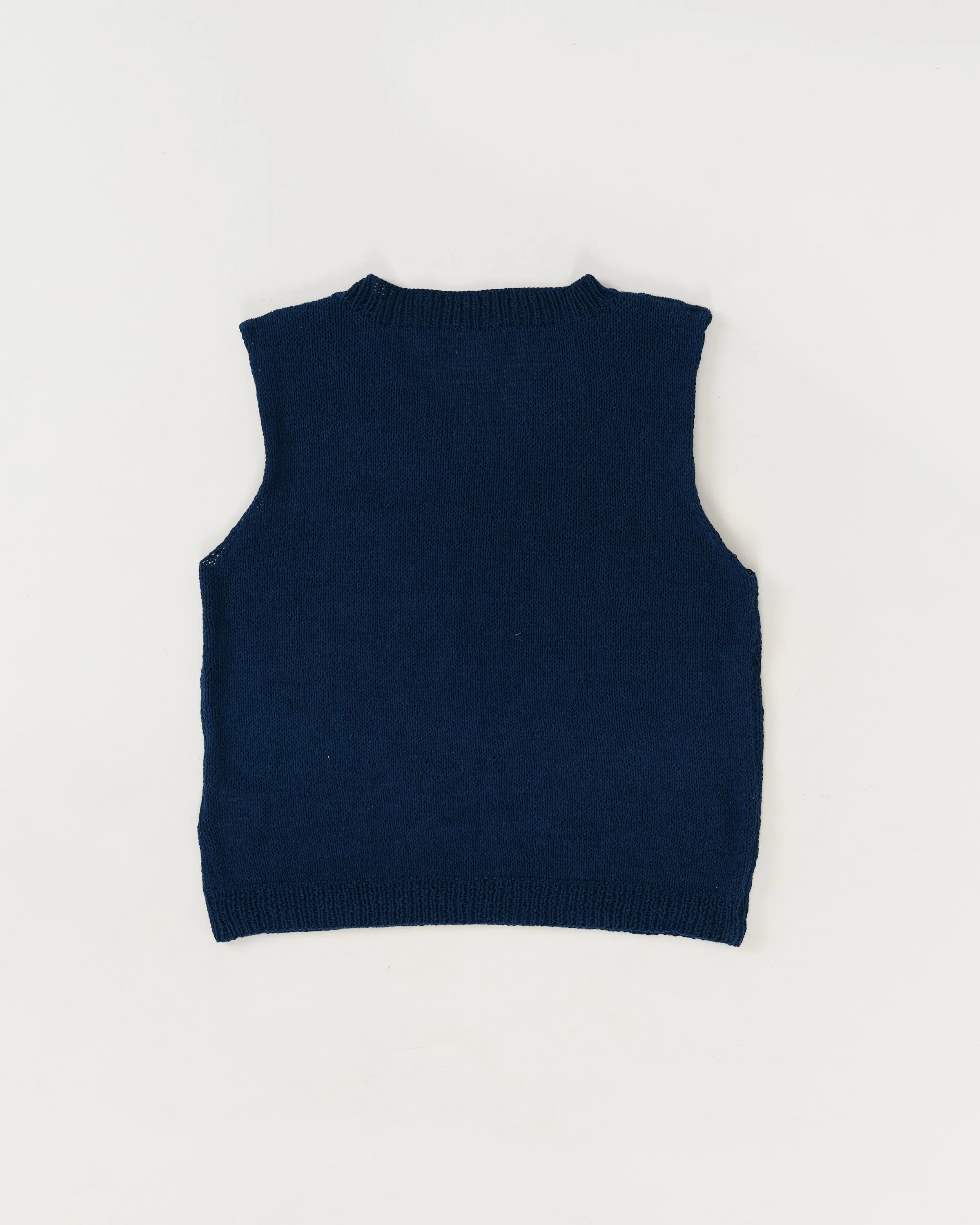 Party Knit Vest - Indigo Tree Hugger sold by Story Mfg. product image thumbnail 5