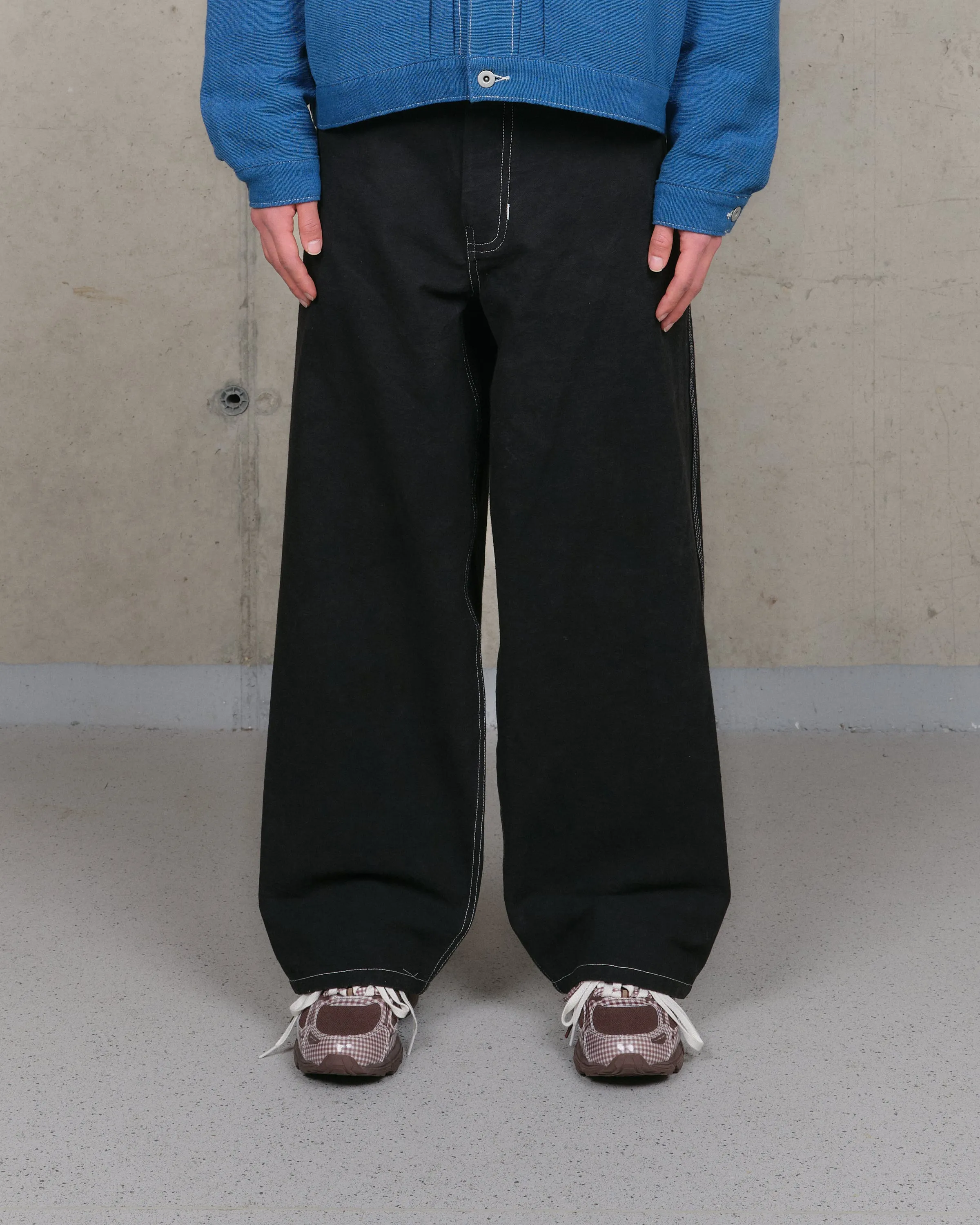 Lush Pants - Black Wonky-Wear sold by Story Mfg. product image thumbnail 4