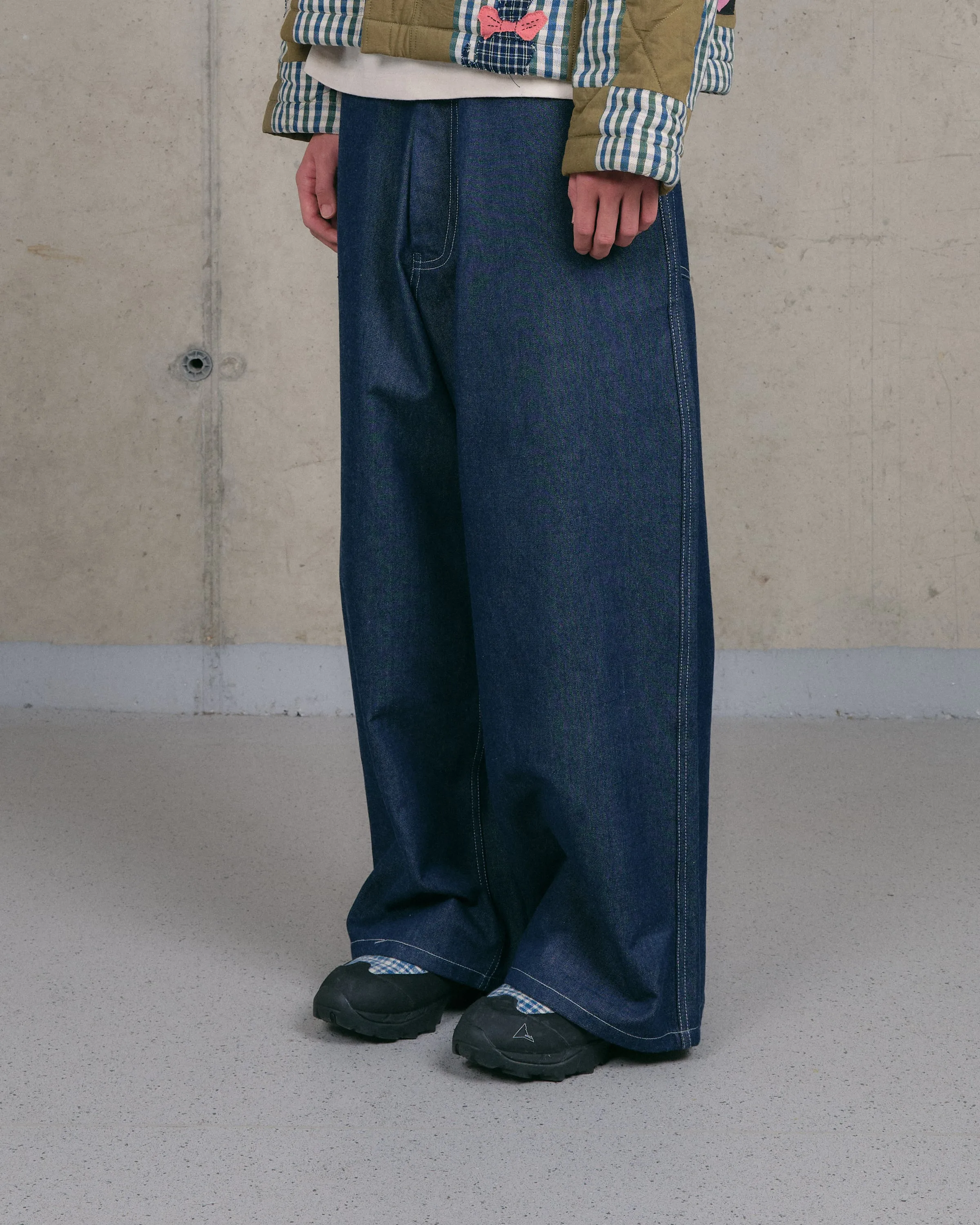 Home Jeans - Dark Denim Wonky-Wear sold by Story Mfg.