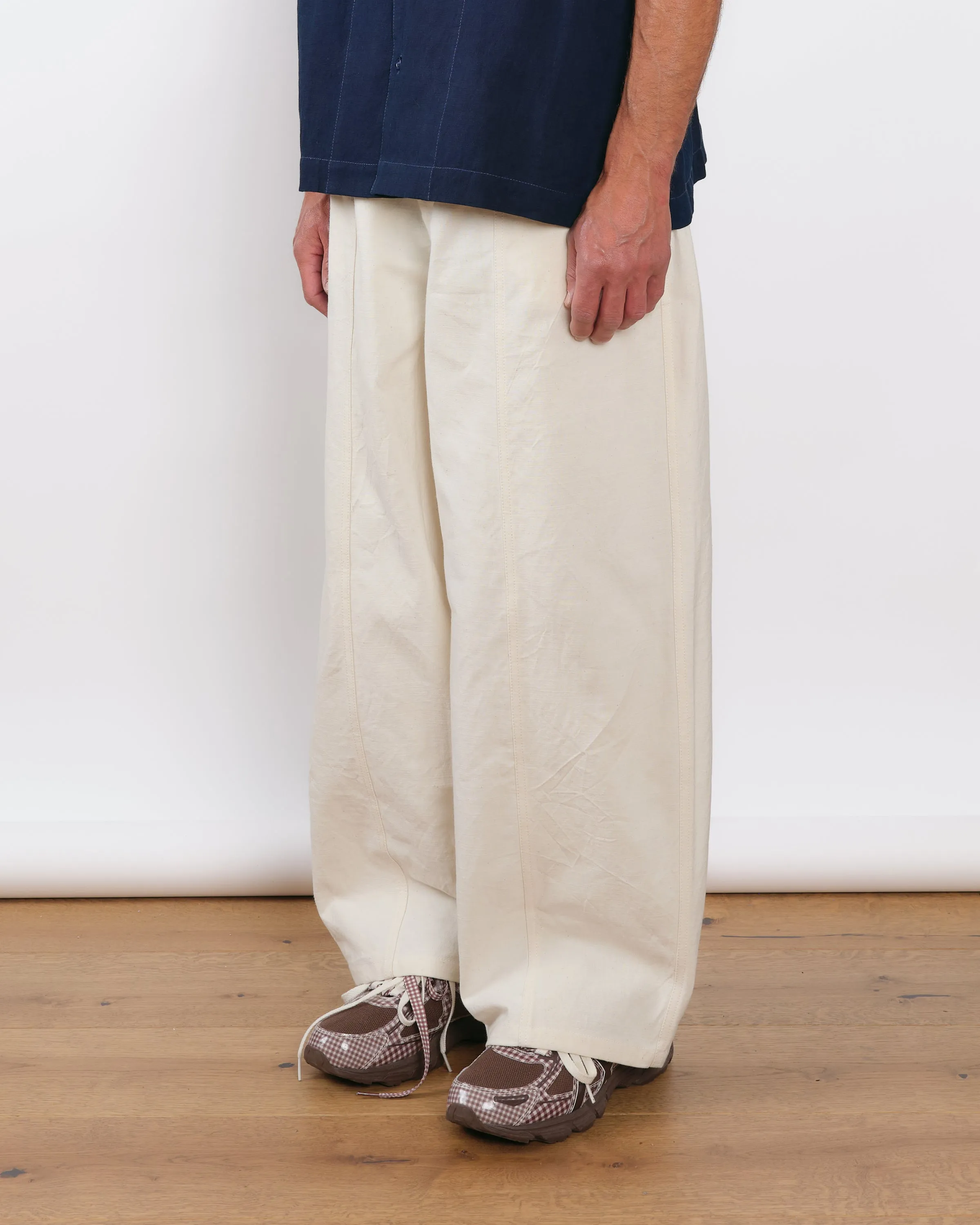 Document Pants - Ecru Slub sold by Story Mfg.