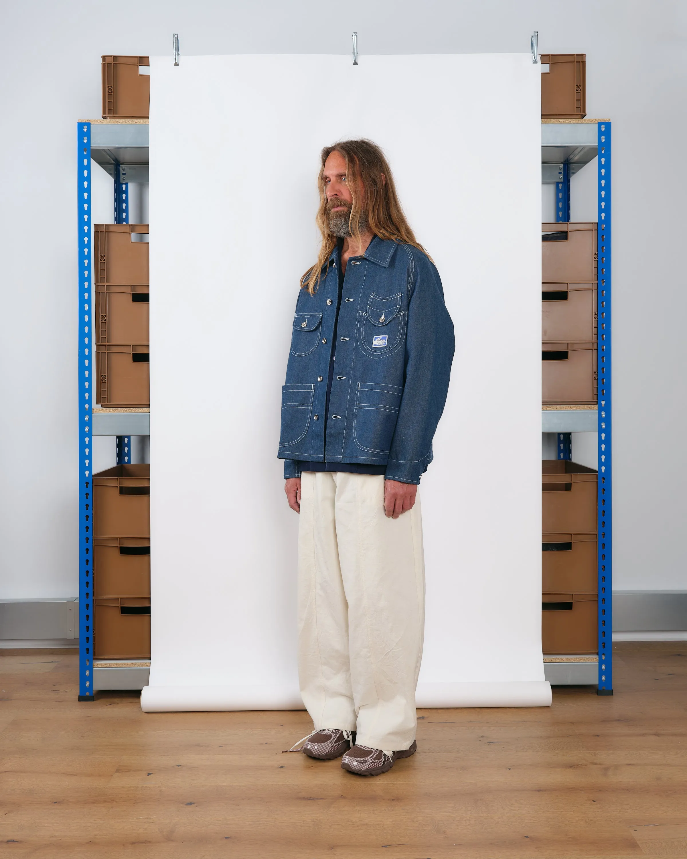 Circuit Jacket - Dark Denim Wonky-Wear sold by Story Mfg. product image thumbnail 3