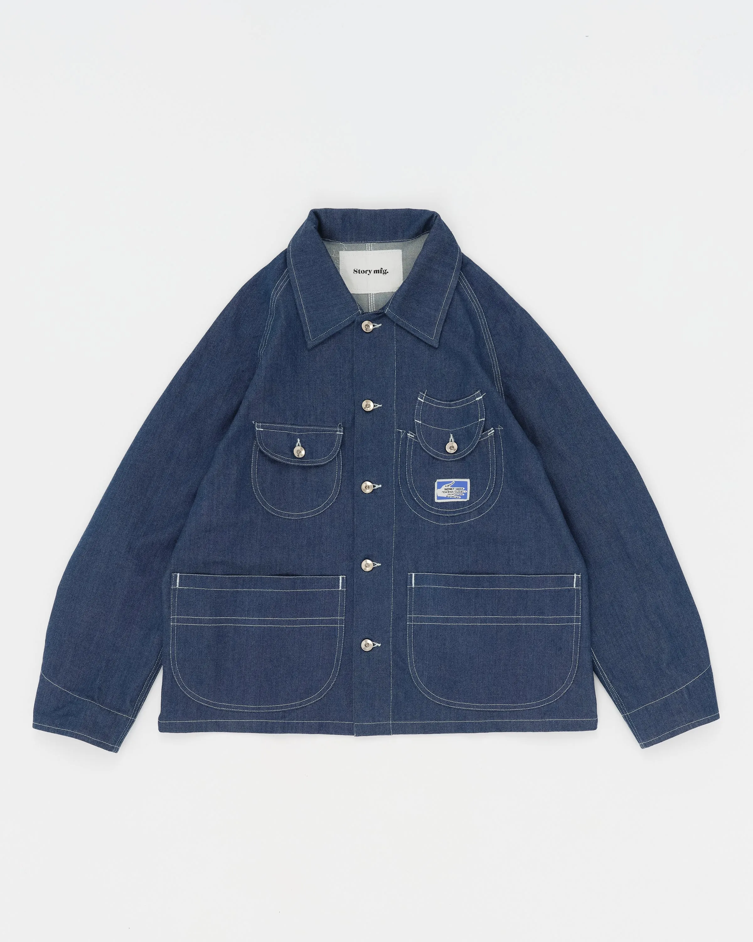 Circuit Jacket - Dark Denim Wonky-Wear sold by Story Mfg. product image thumbnail 2