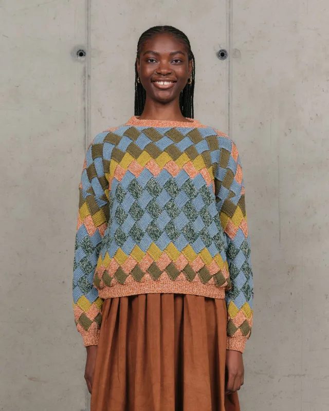 Weaver Knit Jumper - Dusk sold by Story Mfg.