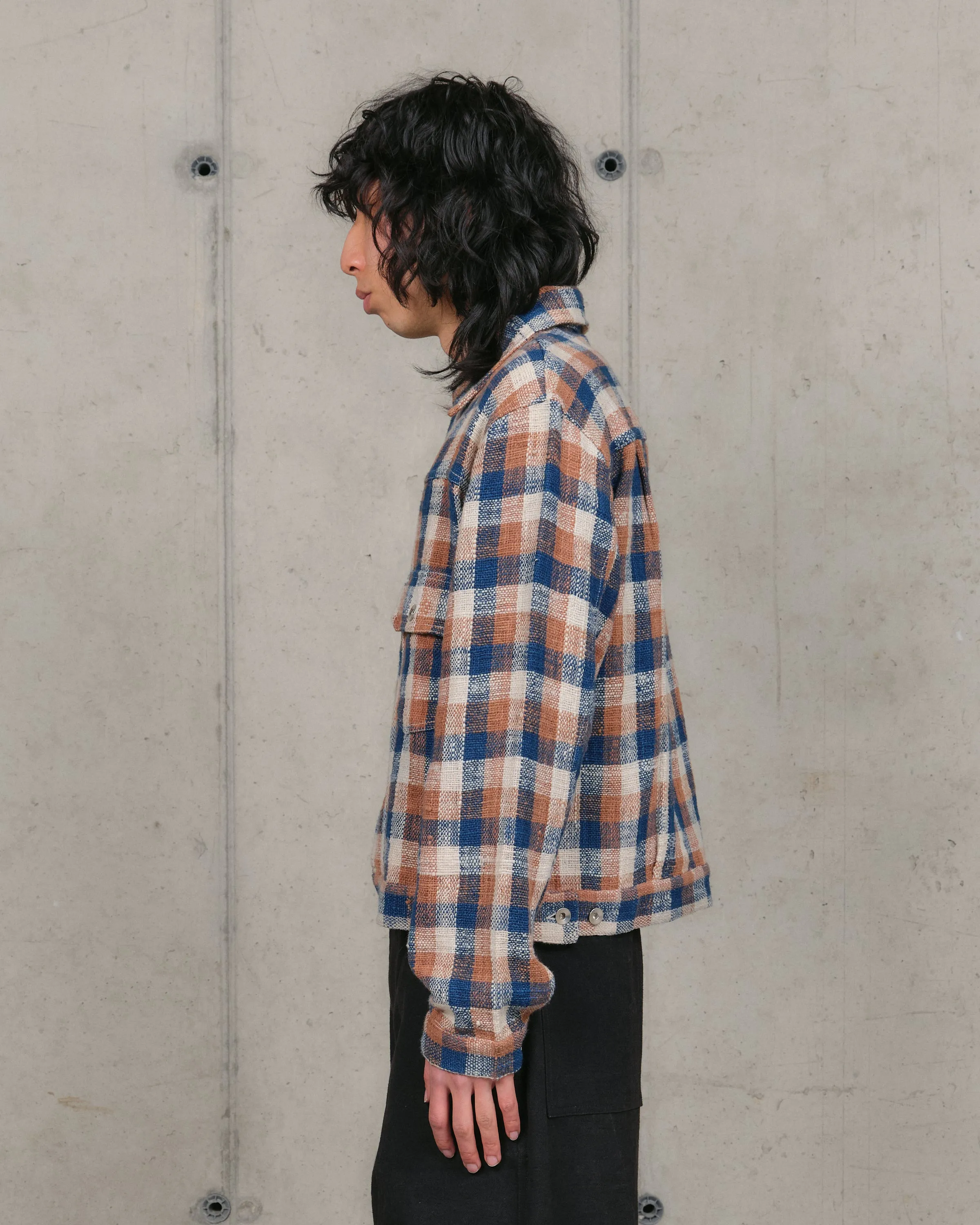 Tuesday Jacket - Barn Check Handloom sold by Story Mfg. product image thumbnail 5