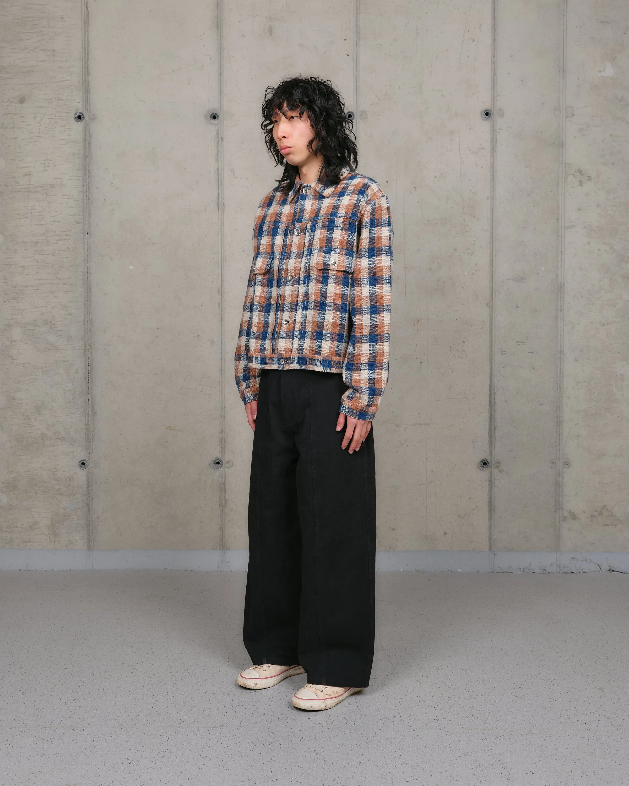 Tuesday Jacket - Barn Check Handloom sold by Story Mfg. product image thumbnail 3