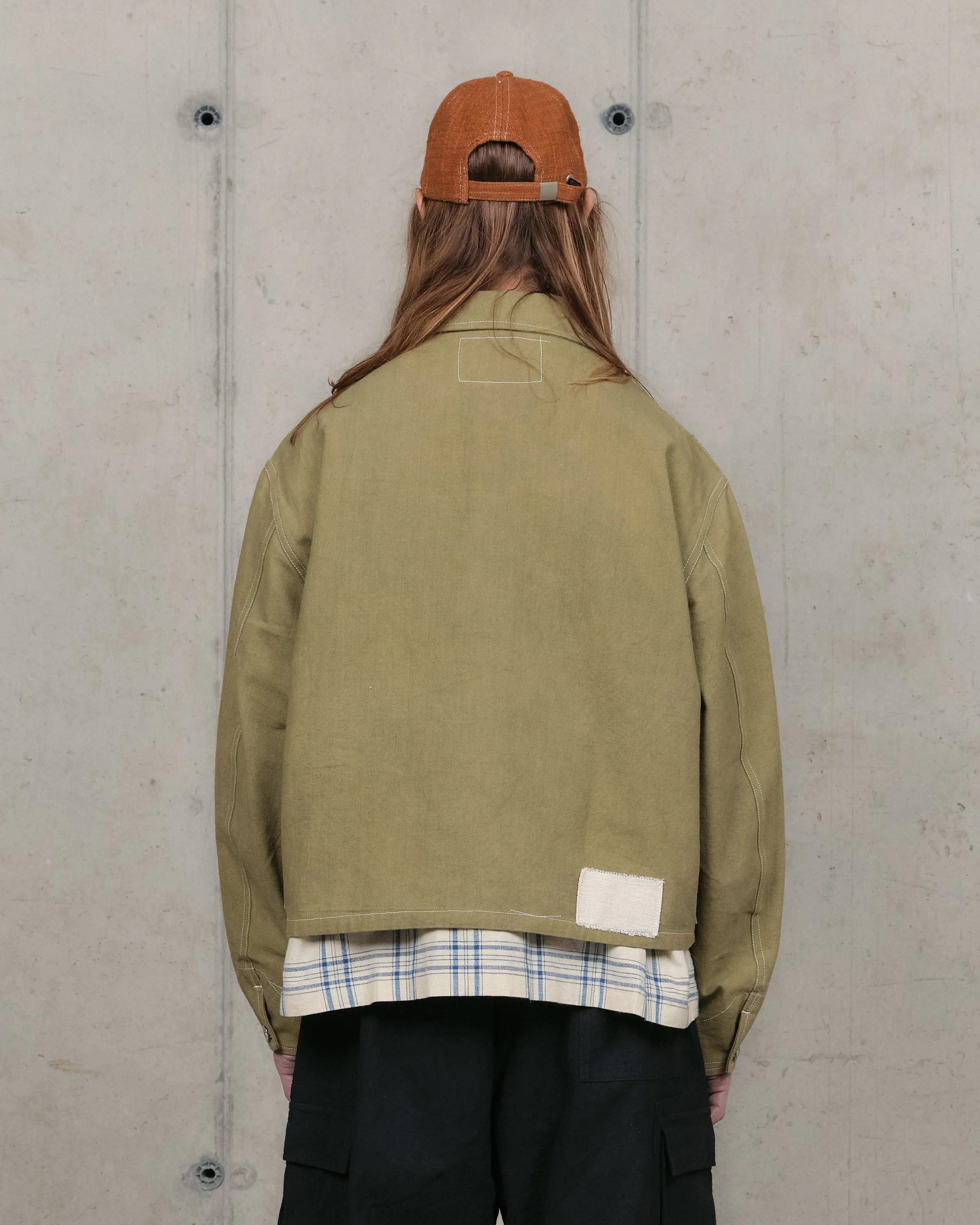 Station Jacket - Olive Wonky-Wear sold by Story Mfg. product image thumbnail 5