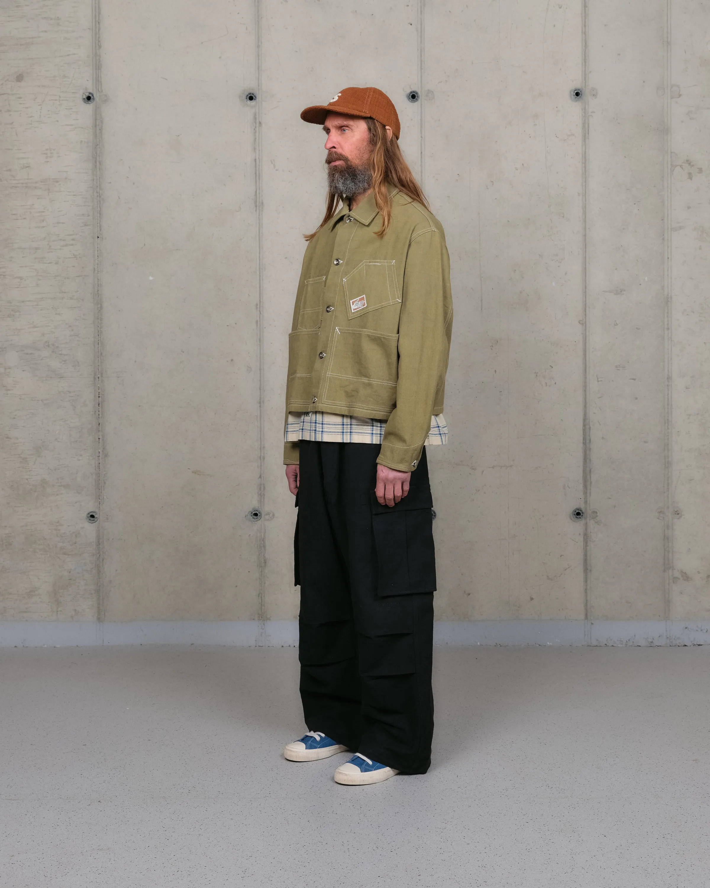 Station Jacket - Olive Wonky-Wear sold by Story Mfg. product image thumbnail 3