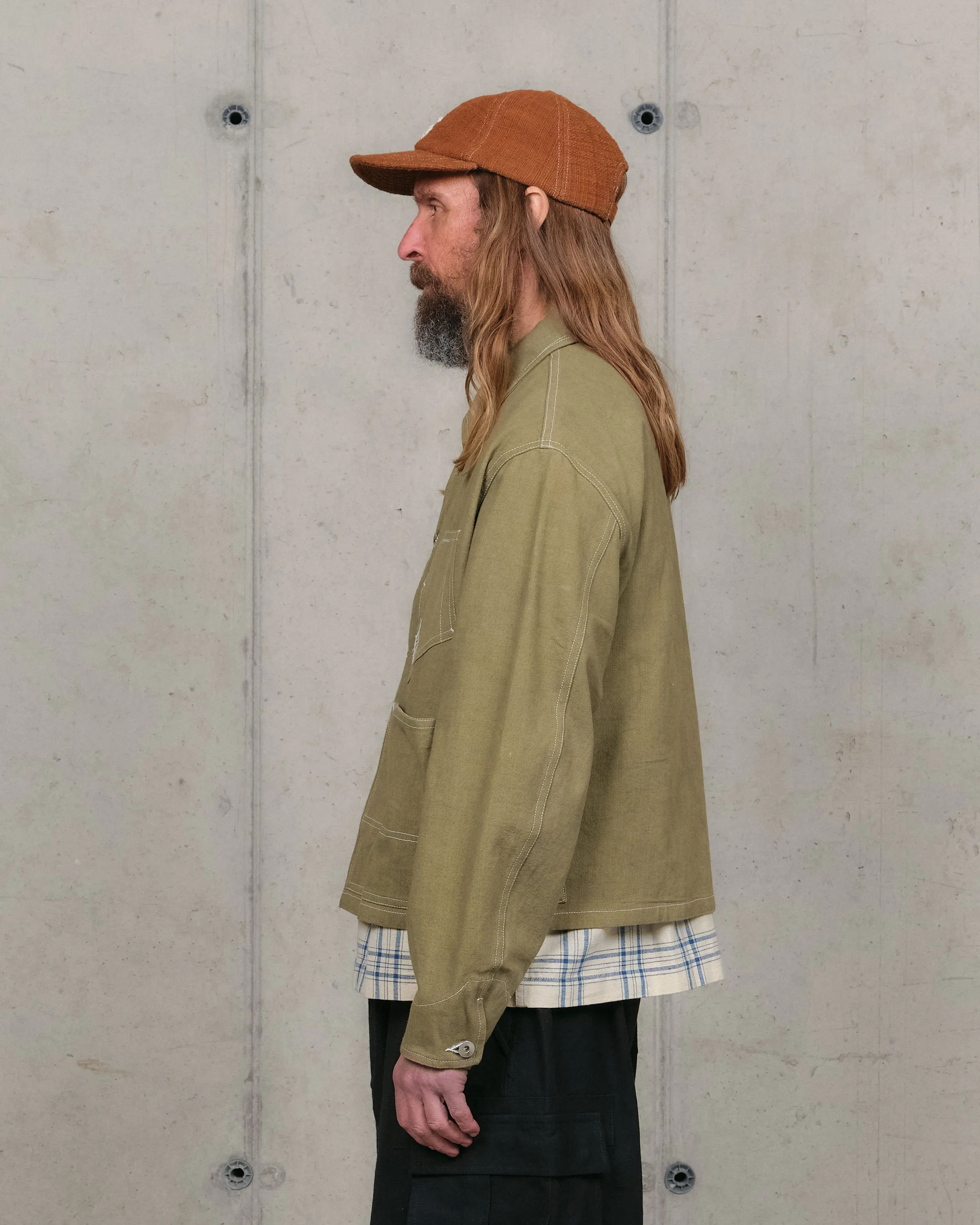 Station Jacket - Olive Wonky-Wear sold by Story Mfg. product image thumbnail 4
