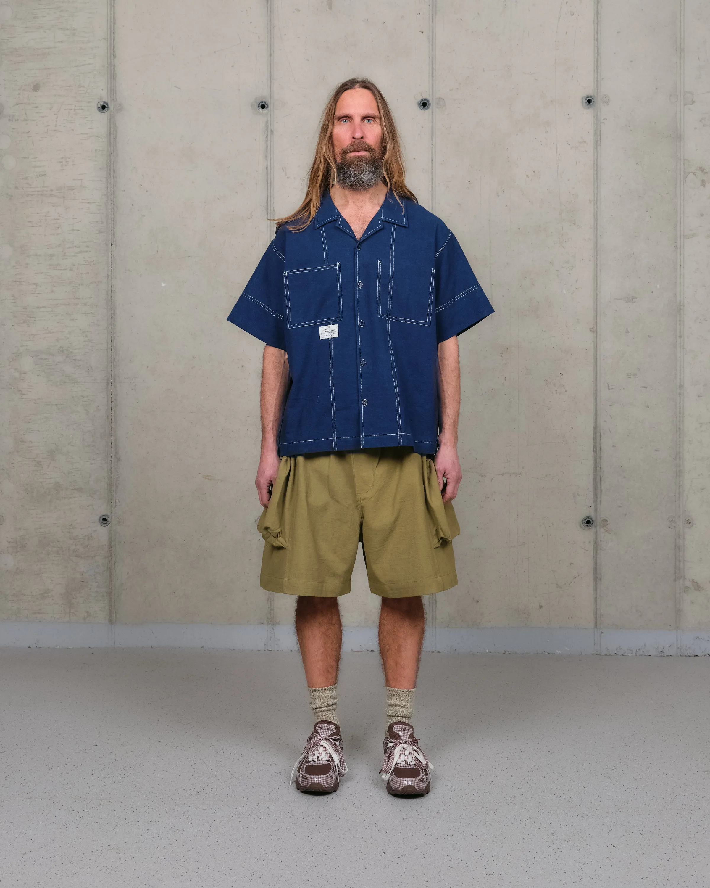 Salt Shorts - Olive Slub sold by Story Mfg. product image thumbnail 3