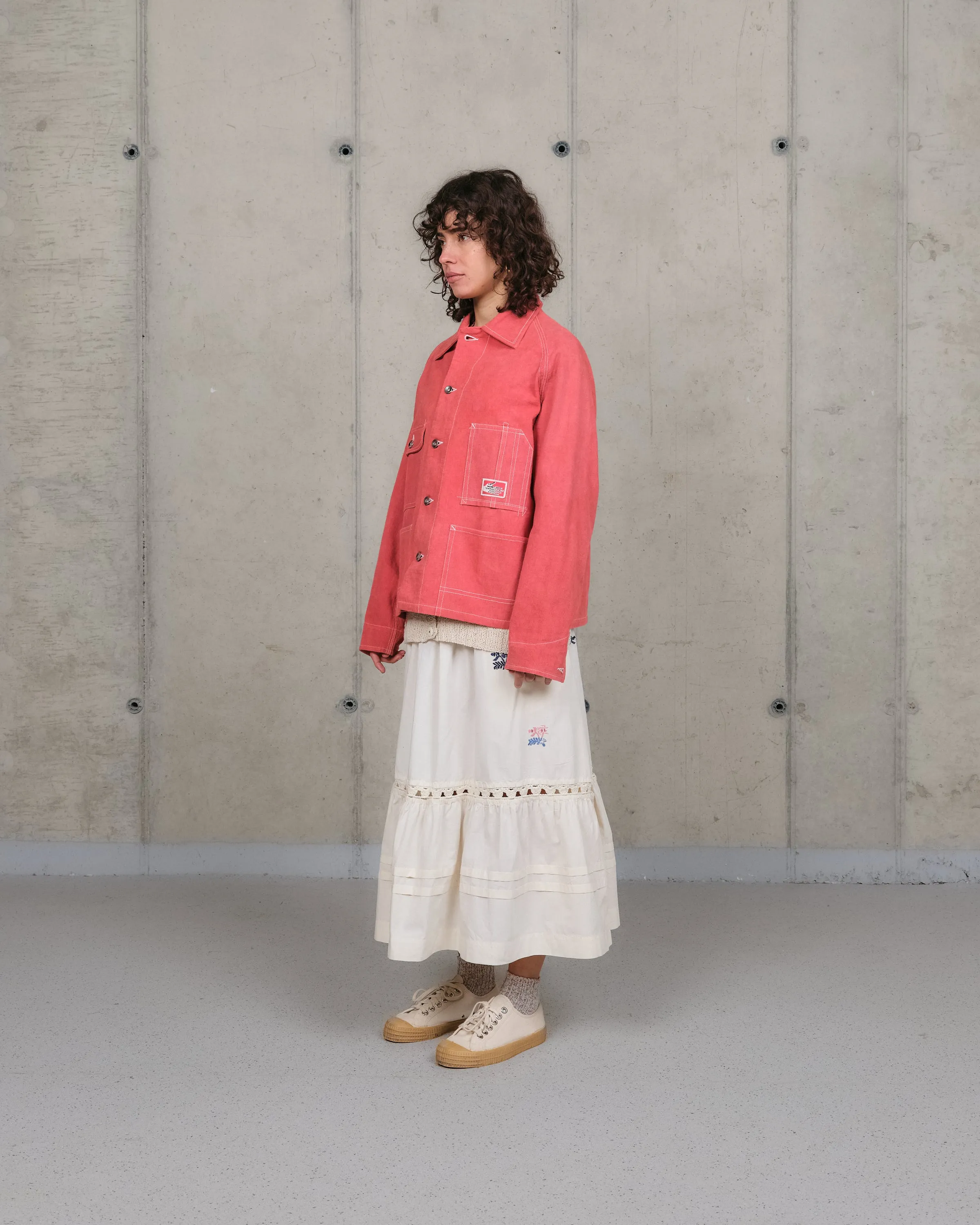 Railroad Jacket - Pink Wonky-Wear sold by Story Mfg. product image thumbnail 5