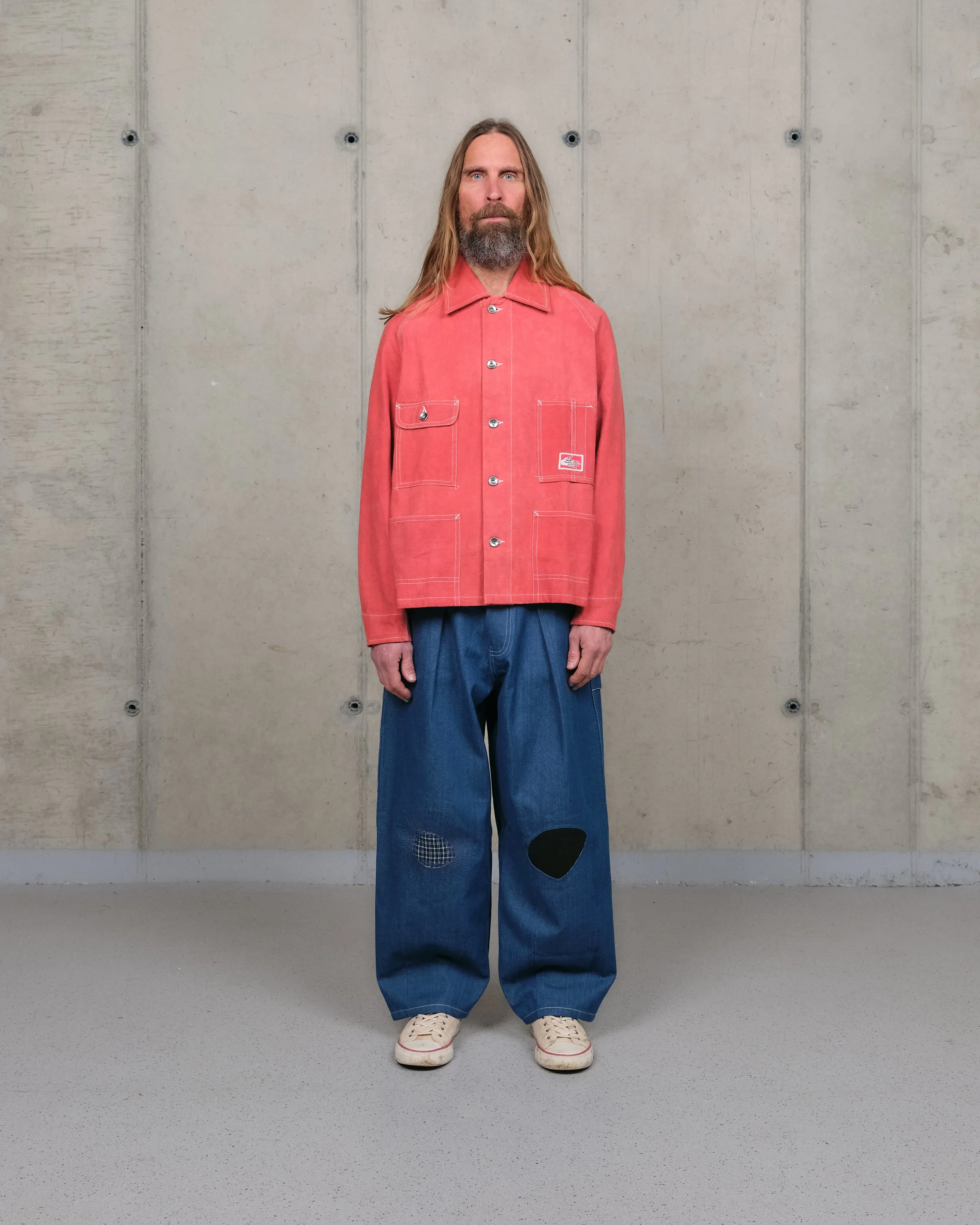 Railroad Jacket - Pink Wonky-Wear sold by Story Mfg. product image thumbnail 2
