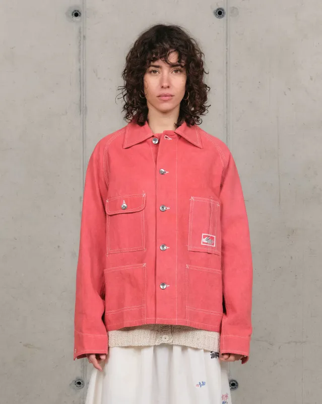 Railroad Jacket - Pink Wonky-Wear made by Story Mfg.