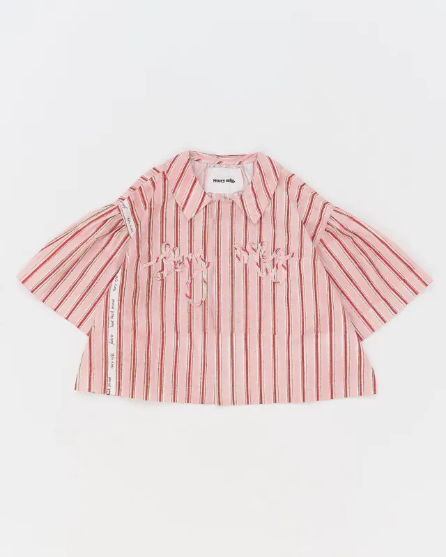 Neem Blouse - Harlyn Stripe sold by Story Mfg.