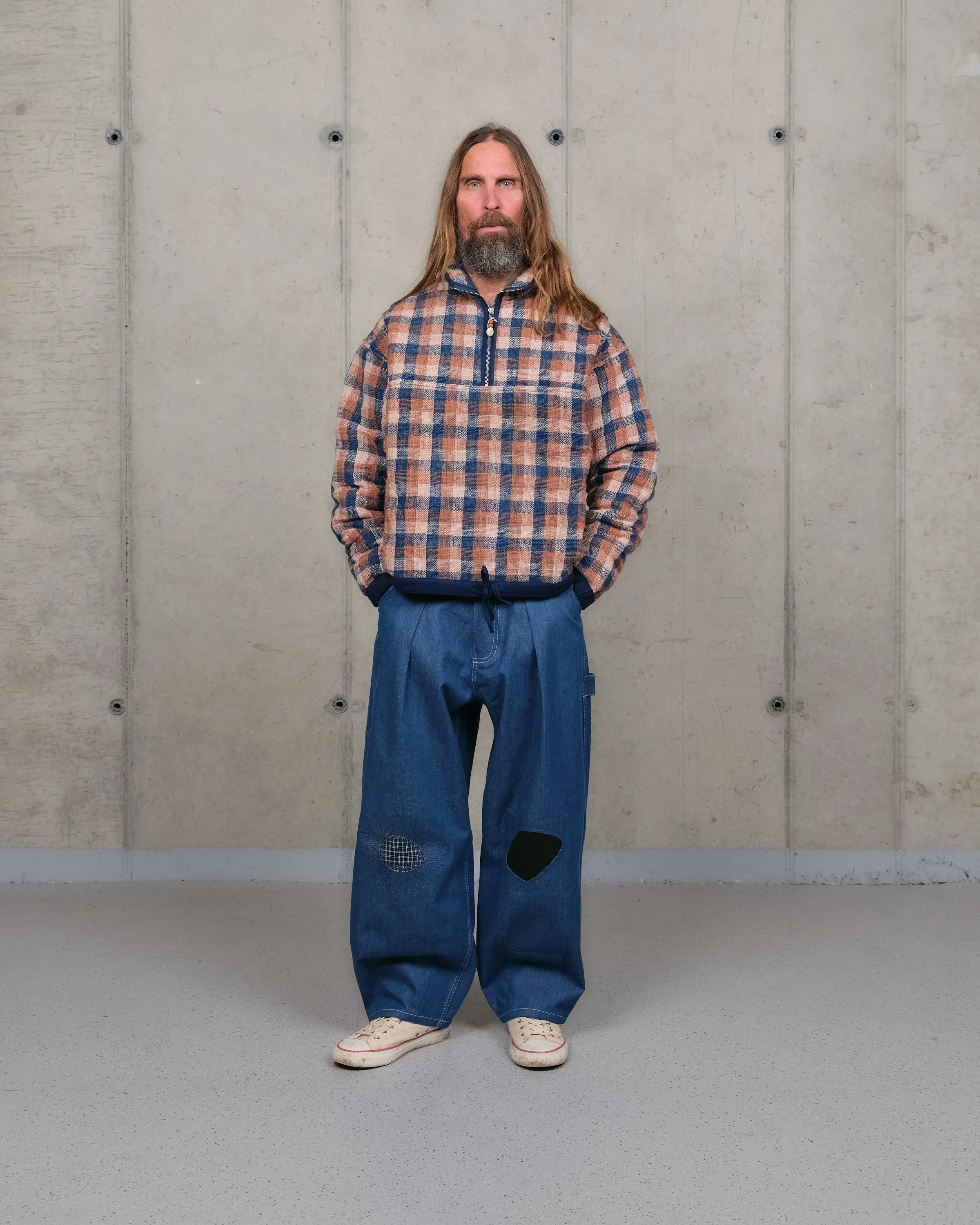 Mineral Pullover - Barn Check Handloom sold by Story Mfg. product image thumbnail 2