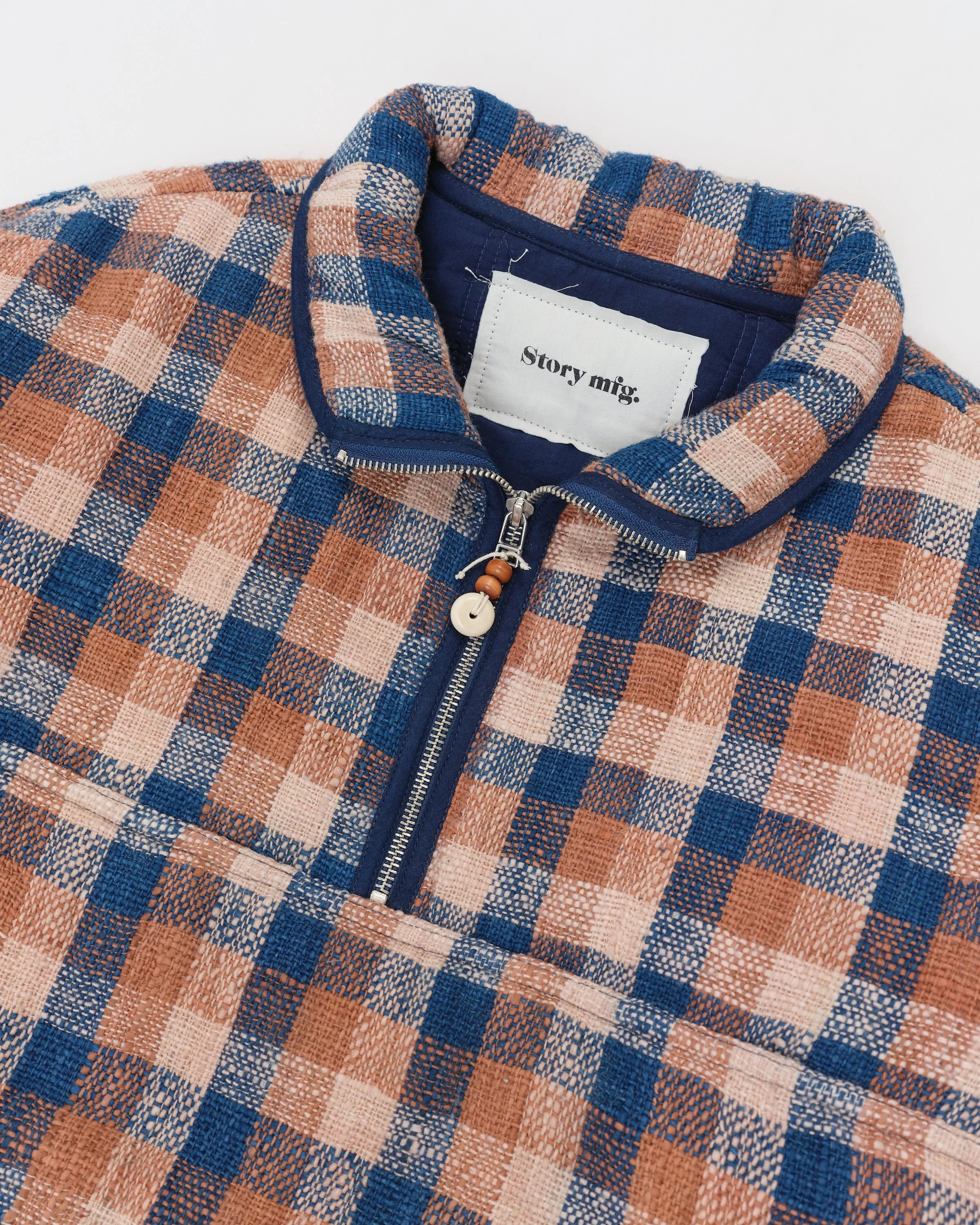 Mineral Pullover - Barn Check Handloom sold by Story Mfg. product image thumbnail 5