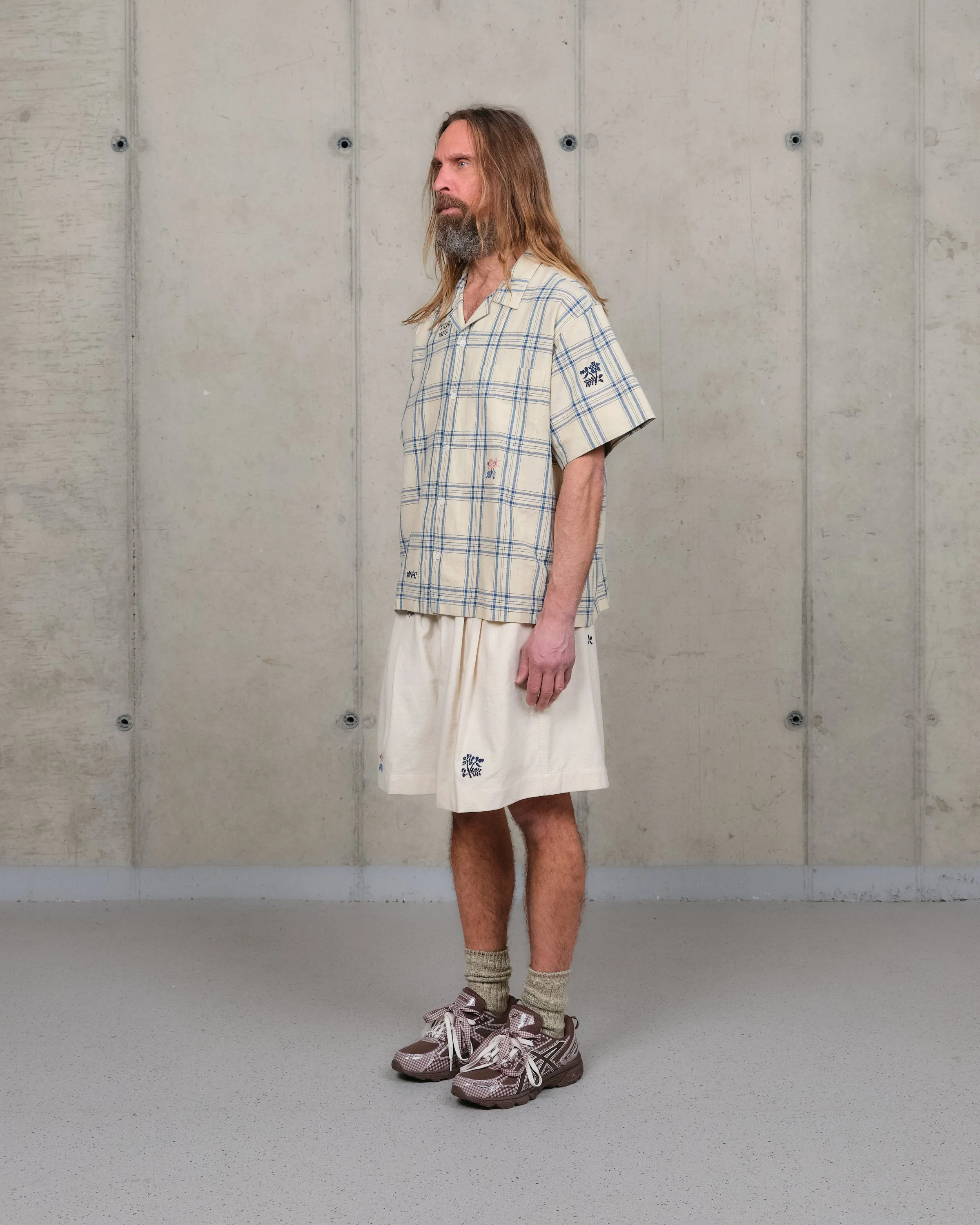 Greetings Shirt SS - French Gingham Interrupted sold by Story Mfg. product image thumbnail 4