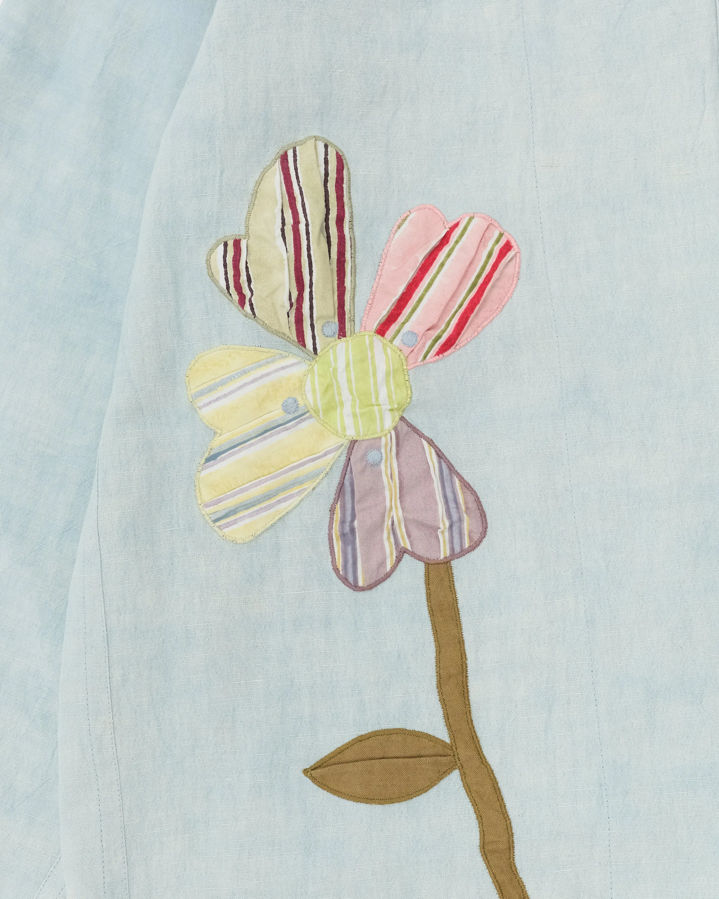 Greetings Shirt LS - Blue Pansy sold by Story Mfg. product image thumbnail 4