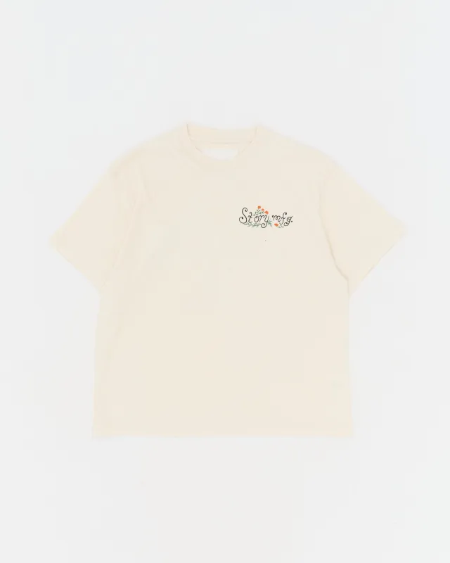 Grateful Tee SS - Ecru Lesson sold by Story Mfg.