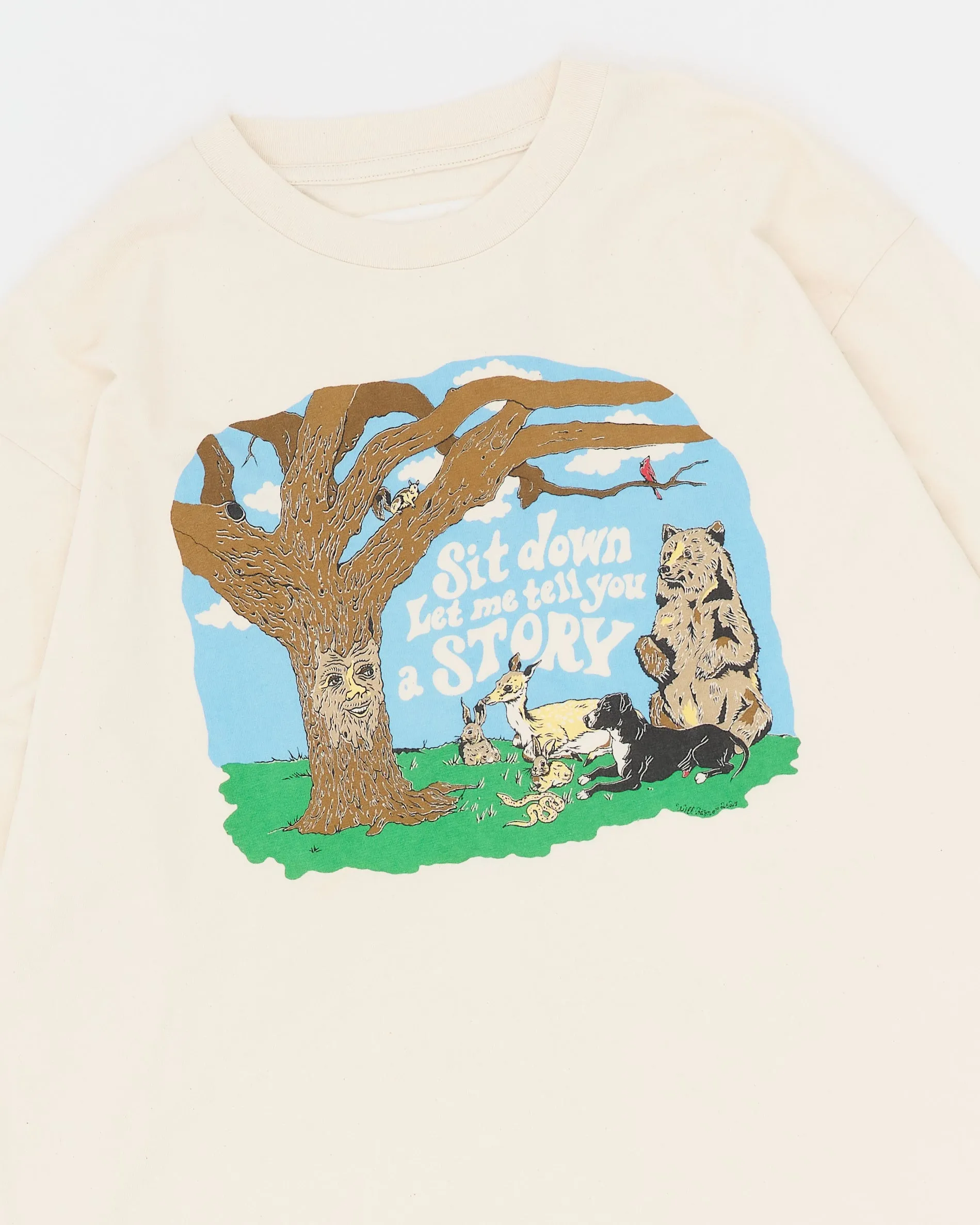 Grateful Tee LS - Ecru Tree Tales sold by Story Mfg. product image thumbnail 2