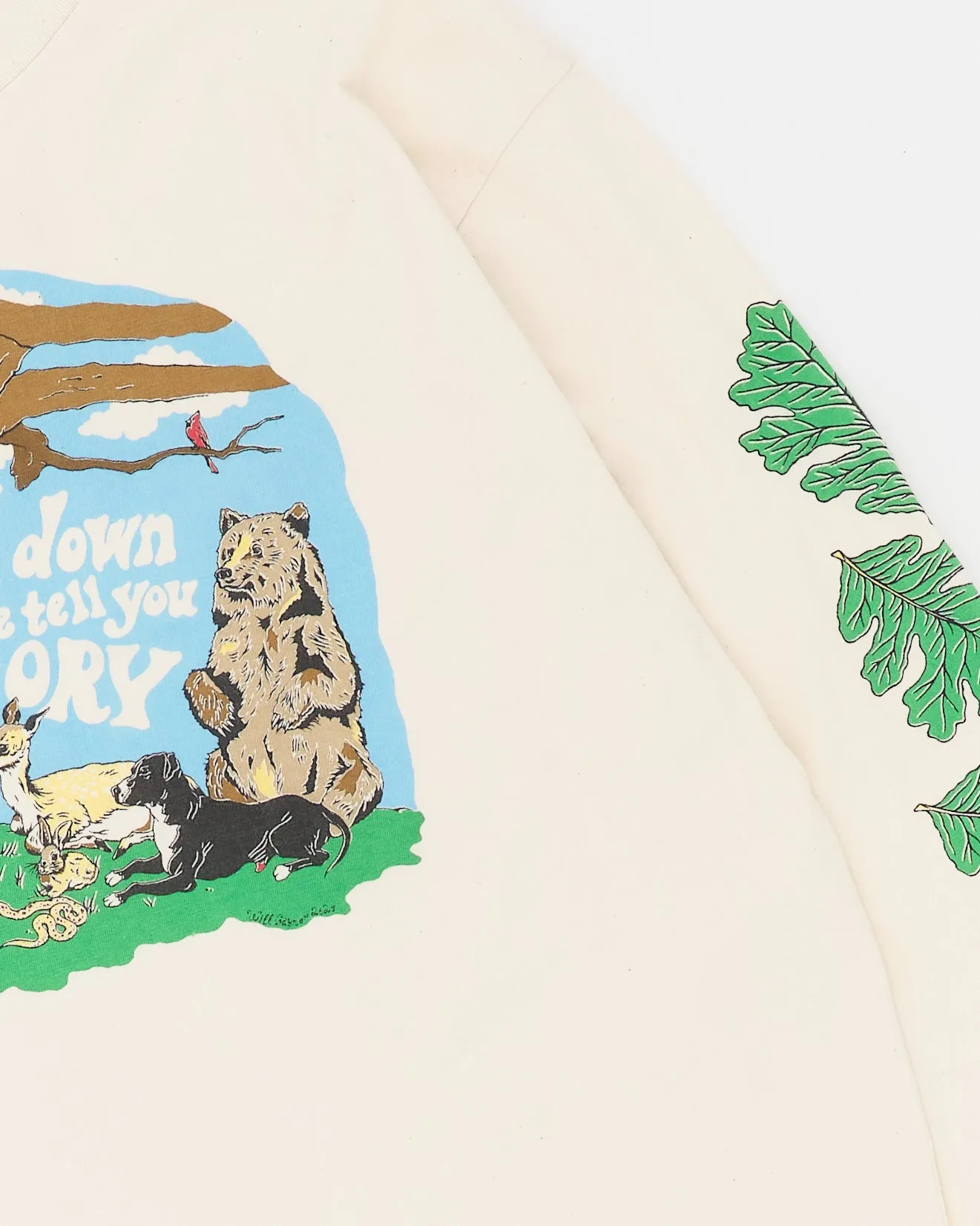 Grateful Tee LS - Ecru Tree Tales sold by Story Mfg. product image thumbnail 3