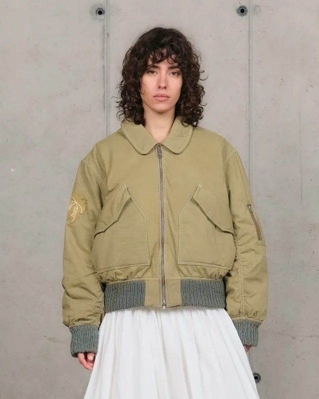 Grain Jacket - Olive Wonky-Wear made by Story Mfg.