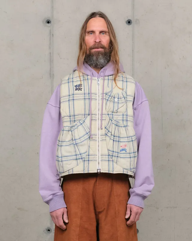 Girolle Vest - French Gingham Interrupted sold by Story Mfg.