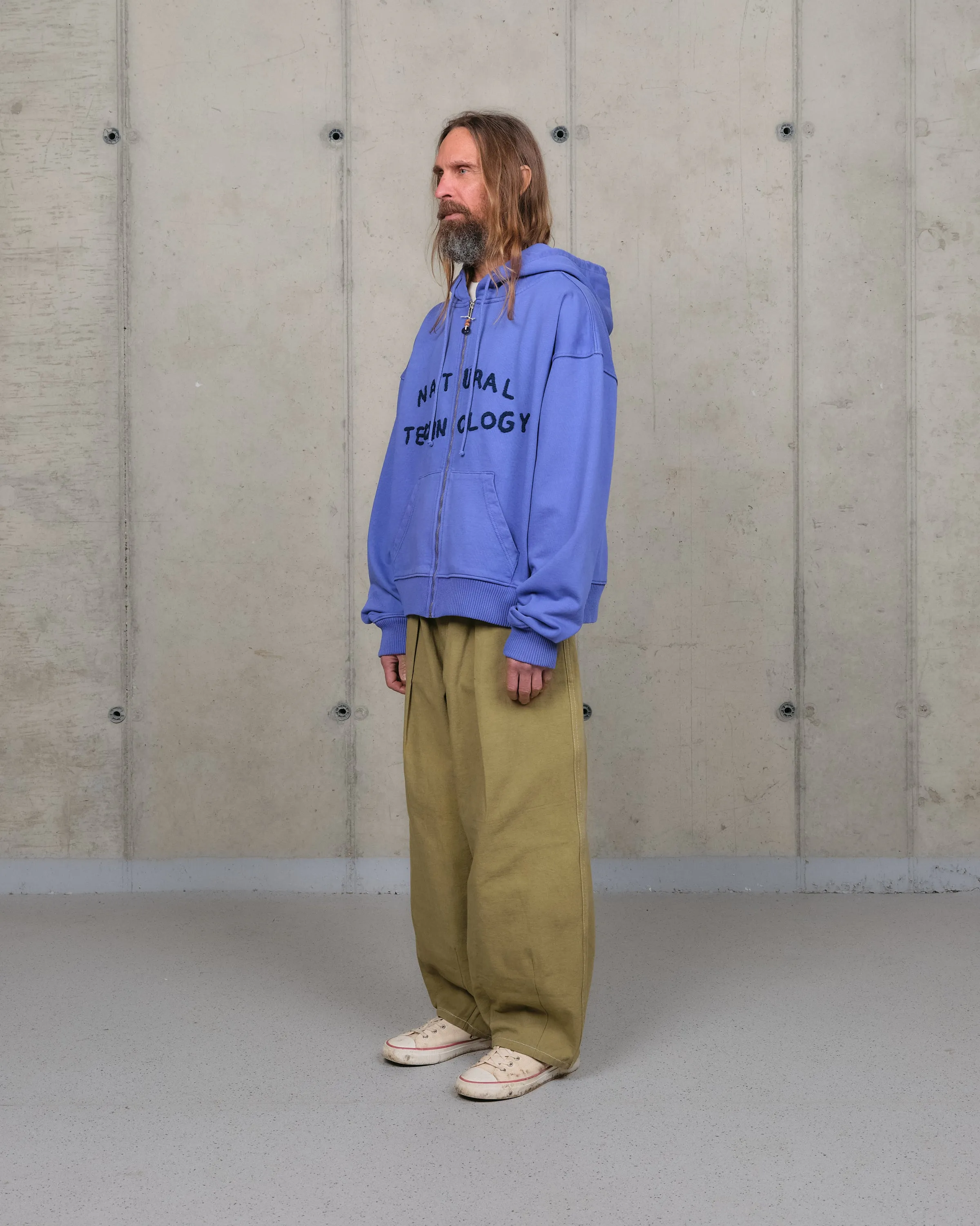 Geo Zip Hoodie - Purple sold by Story Mfg. product image thumbnail 4