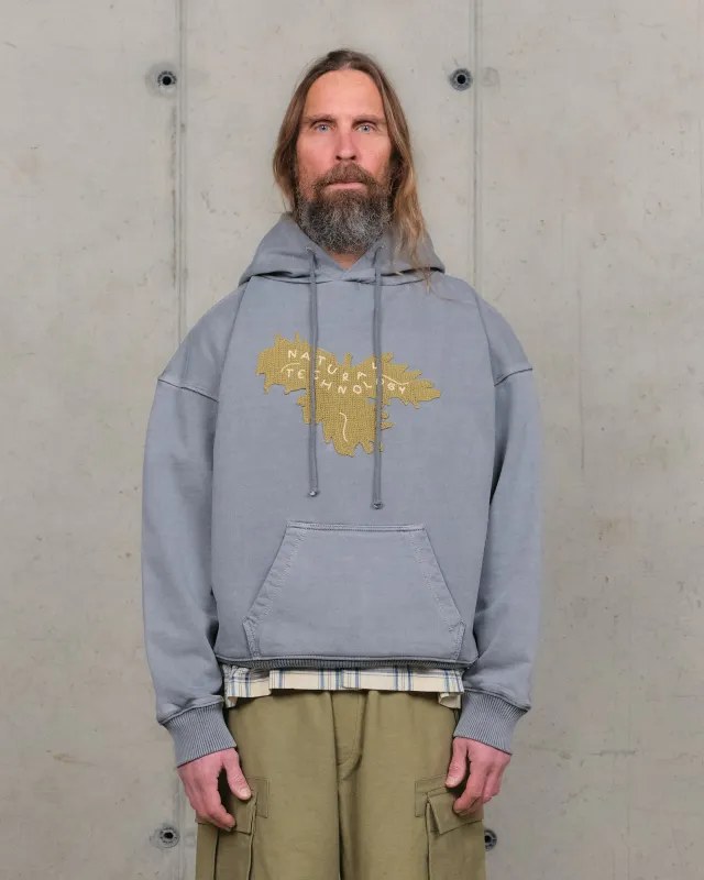 Geo Hoodie - Washed Grey made by Story Mfg.