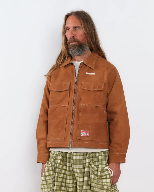 Forgotten Jacket - Brown Wonky-Wear sold by Story Mfg.