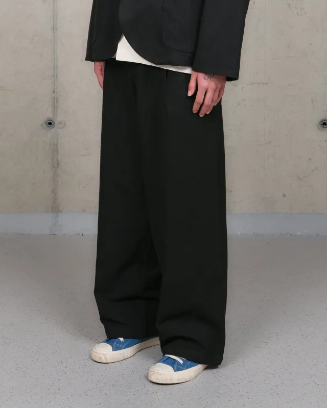 Fenn Trousers - Black Slub sold by Story Mfg.
