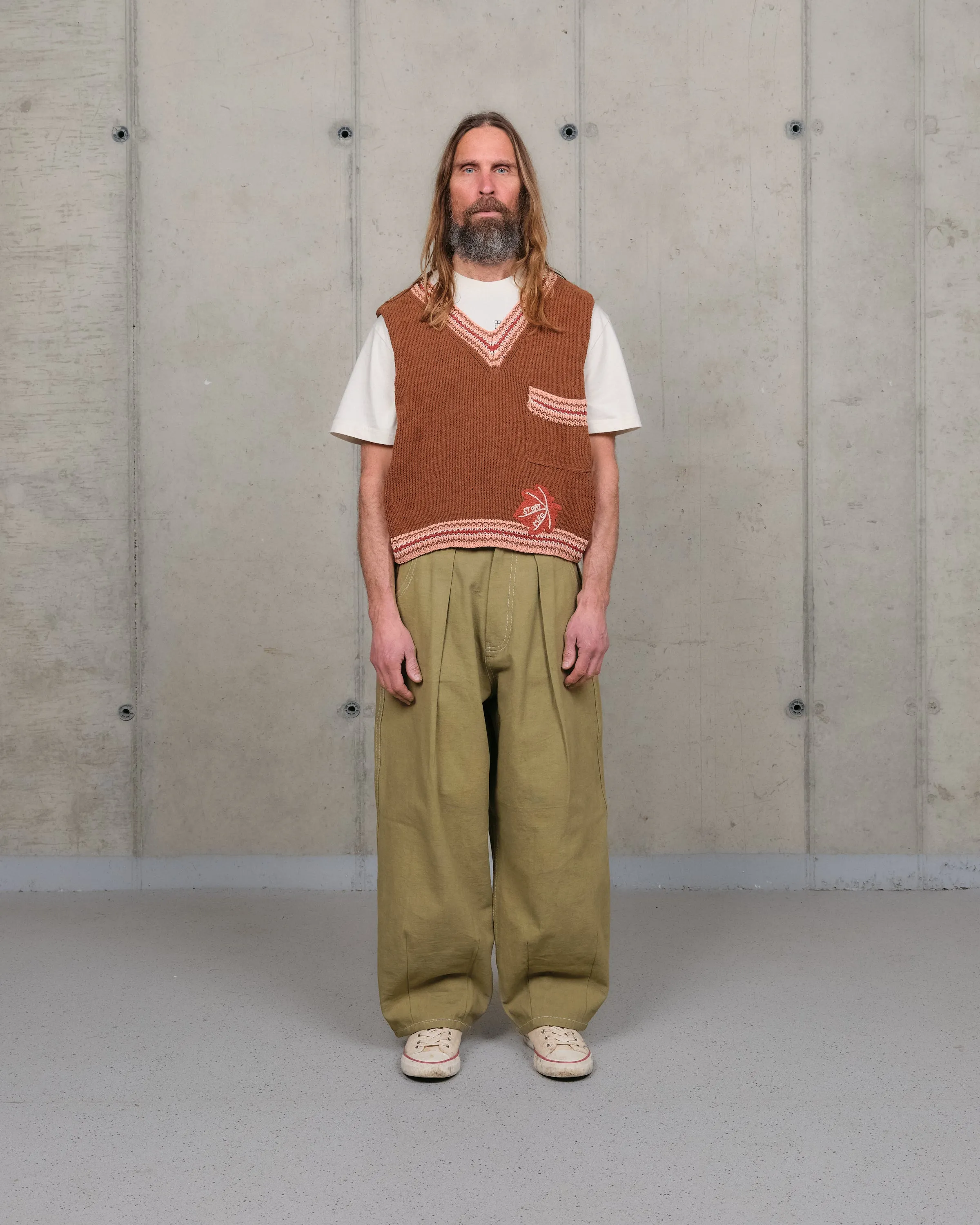 Bulb Knit Vest - Brown Leaf sold by Story Mfg. product image thumbnail 2