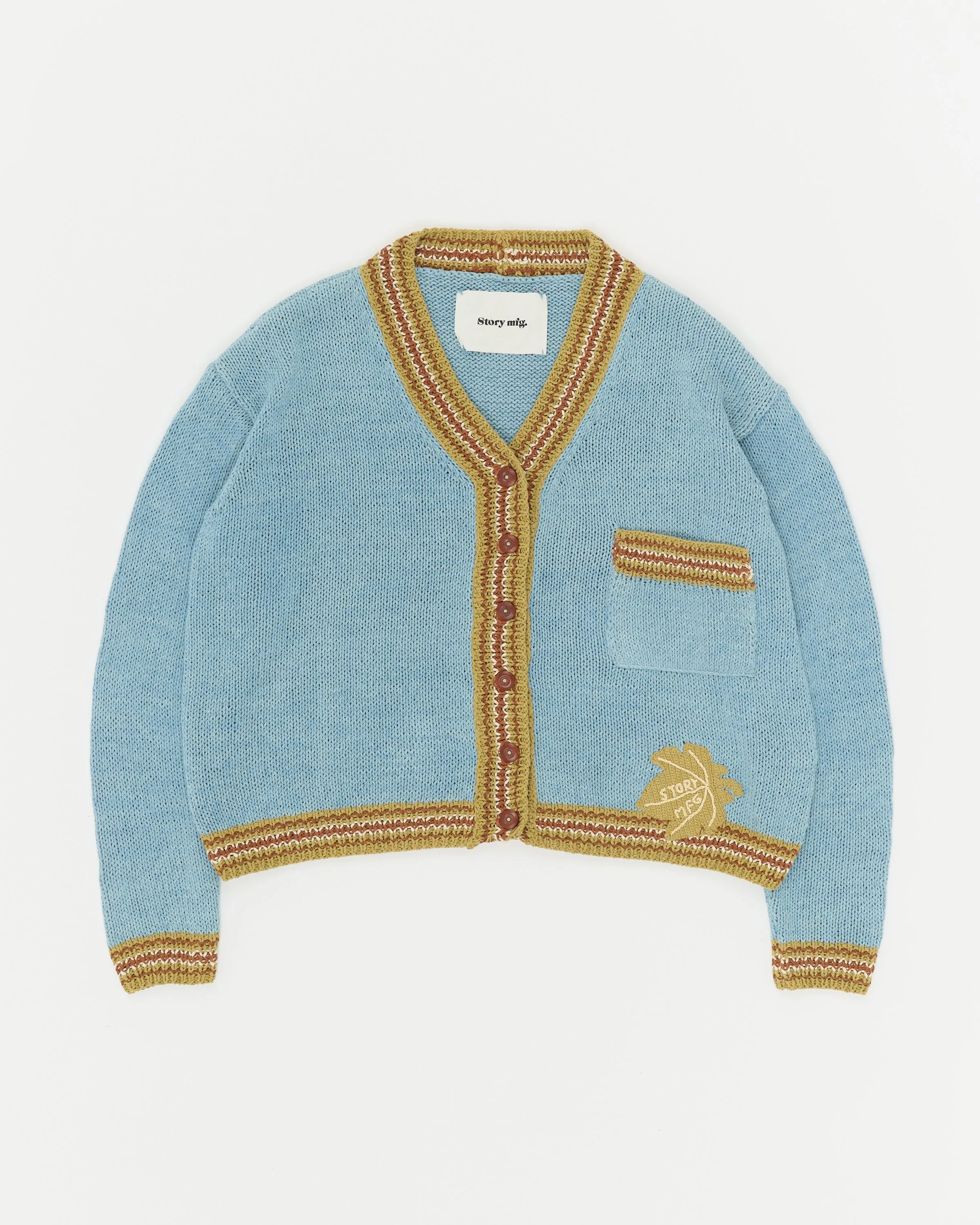 Bulb Knit Cardigan - Indigo Leaf sold by Story Mfg. product image thumbnail 3