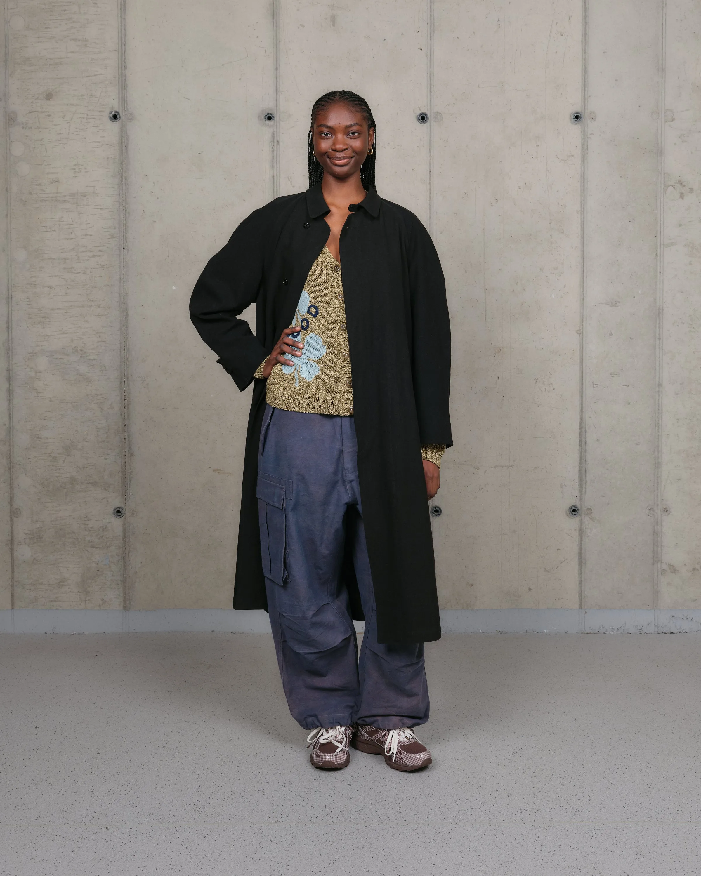 Atlas Overcoat - Black Slub sold by Story Mfg. product image thumbnail 2