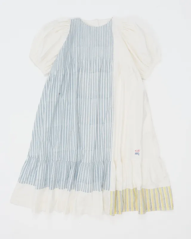 Anise Dress - Ecru Precious Patchwork sold by Story Mfg.
