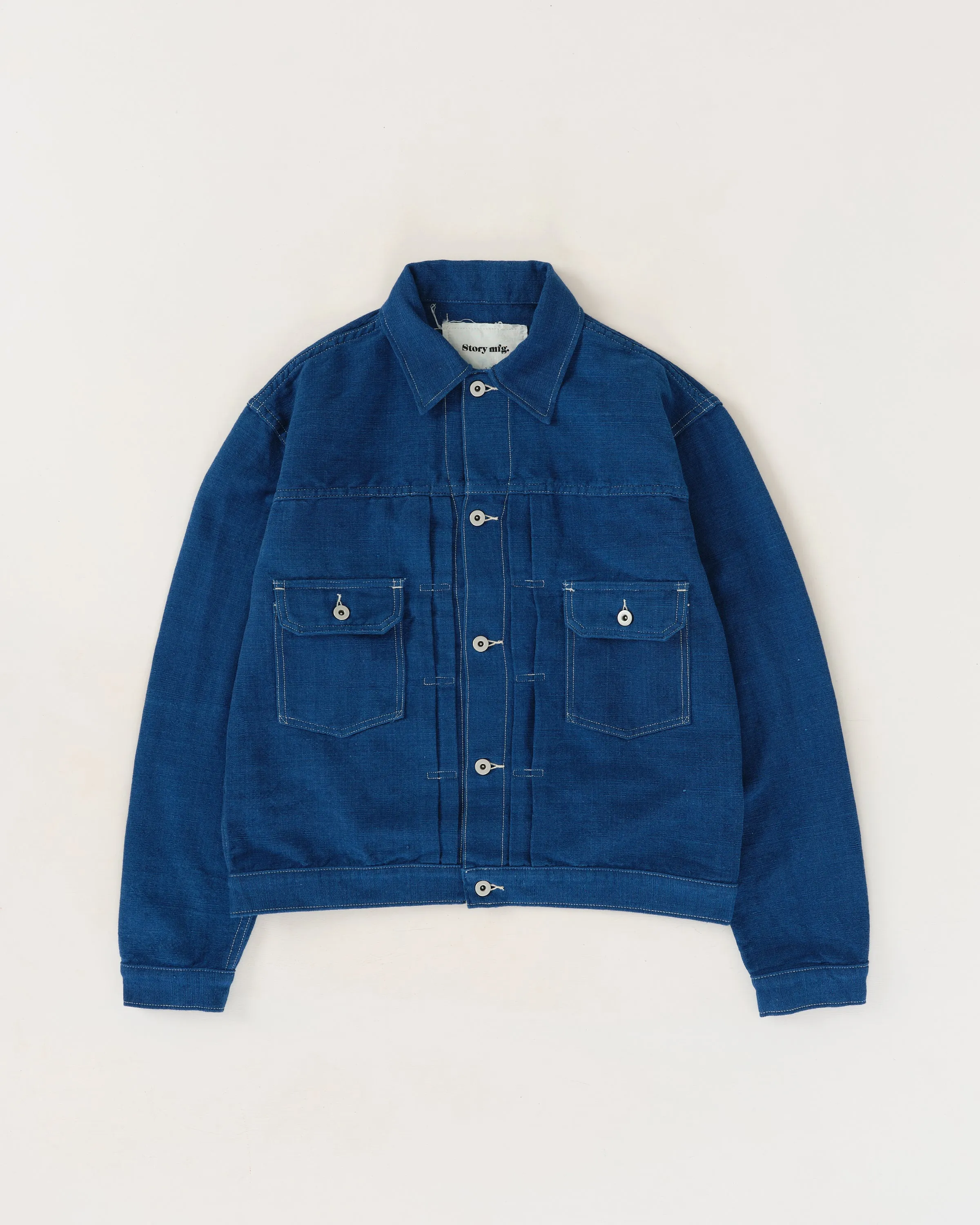 Tuesday Jacket - Indigo Handloom sold by Story Mfg. product image thumbnail 4