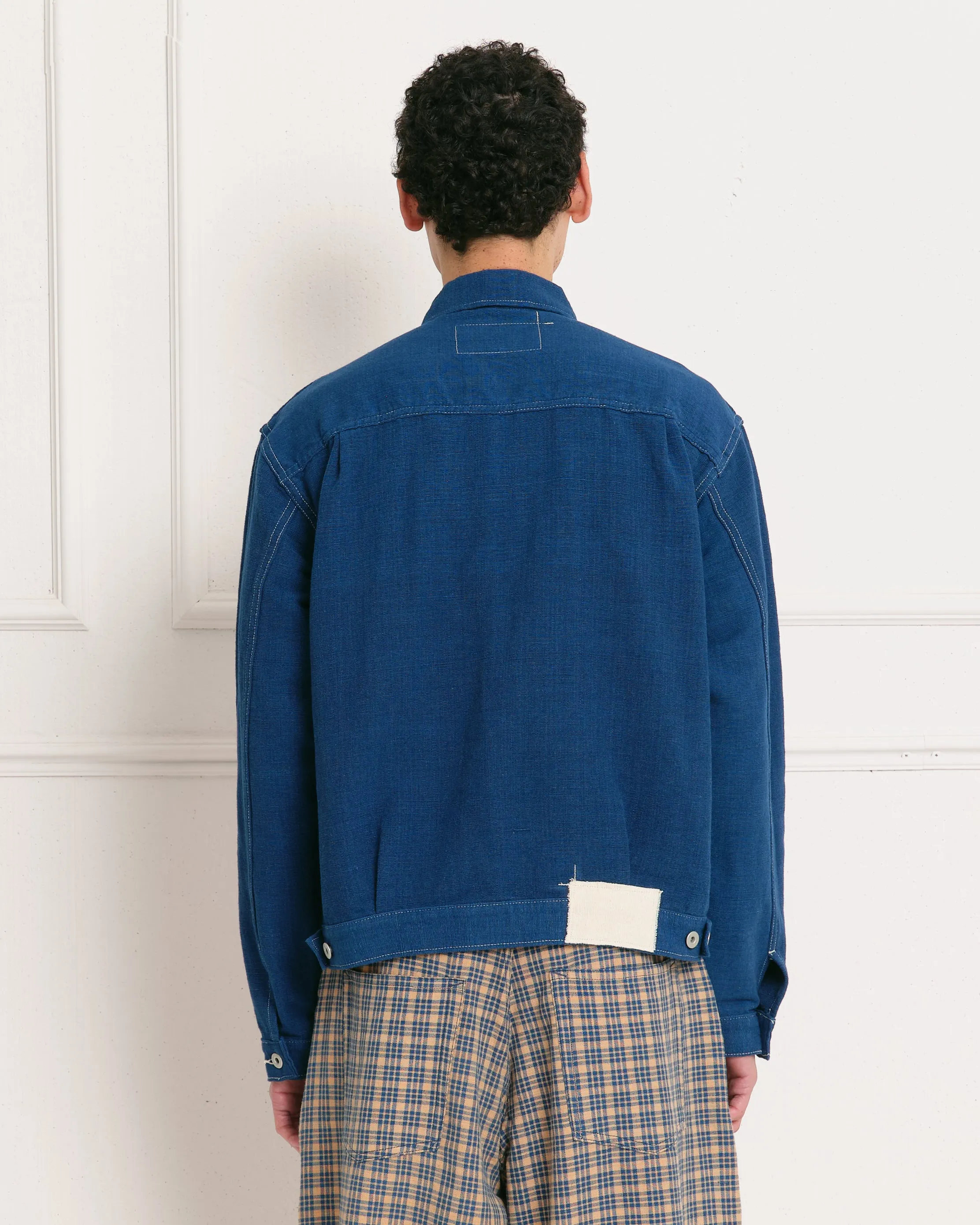 Tuesday Jacket - Indigo Handloom sold by Story Mfg. product image thumbnail 3